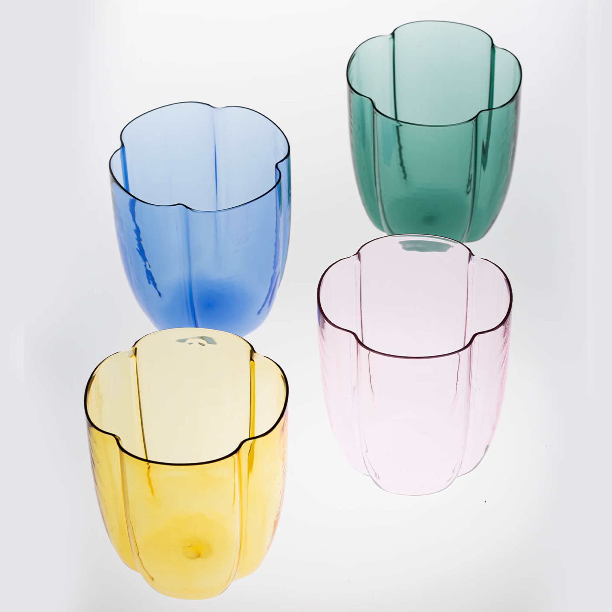 Set Of 4 Linden Petal Water Glasses - Alternative view 1