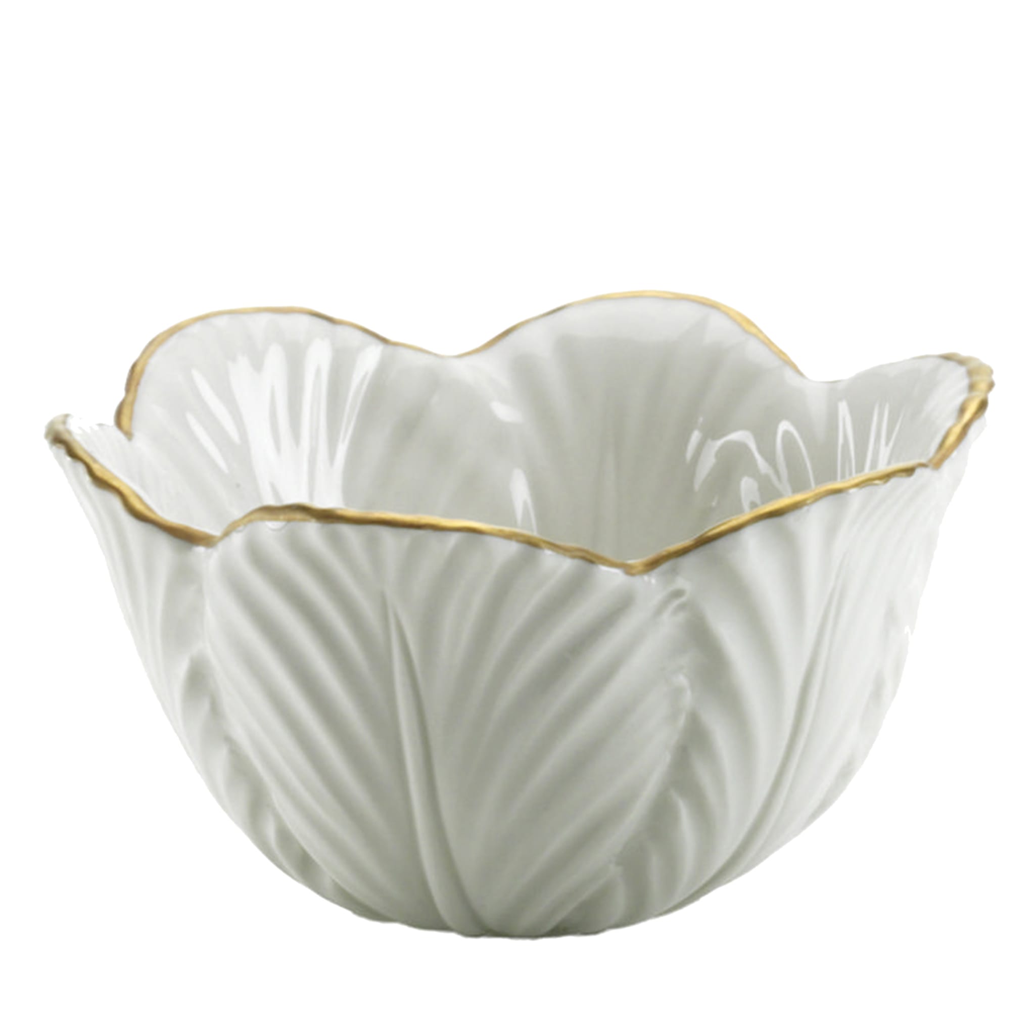 TULIP CUP - WHITE AND GOLD - Main view