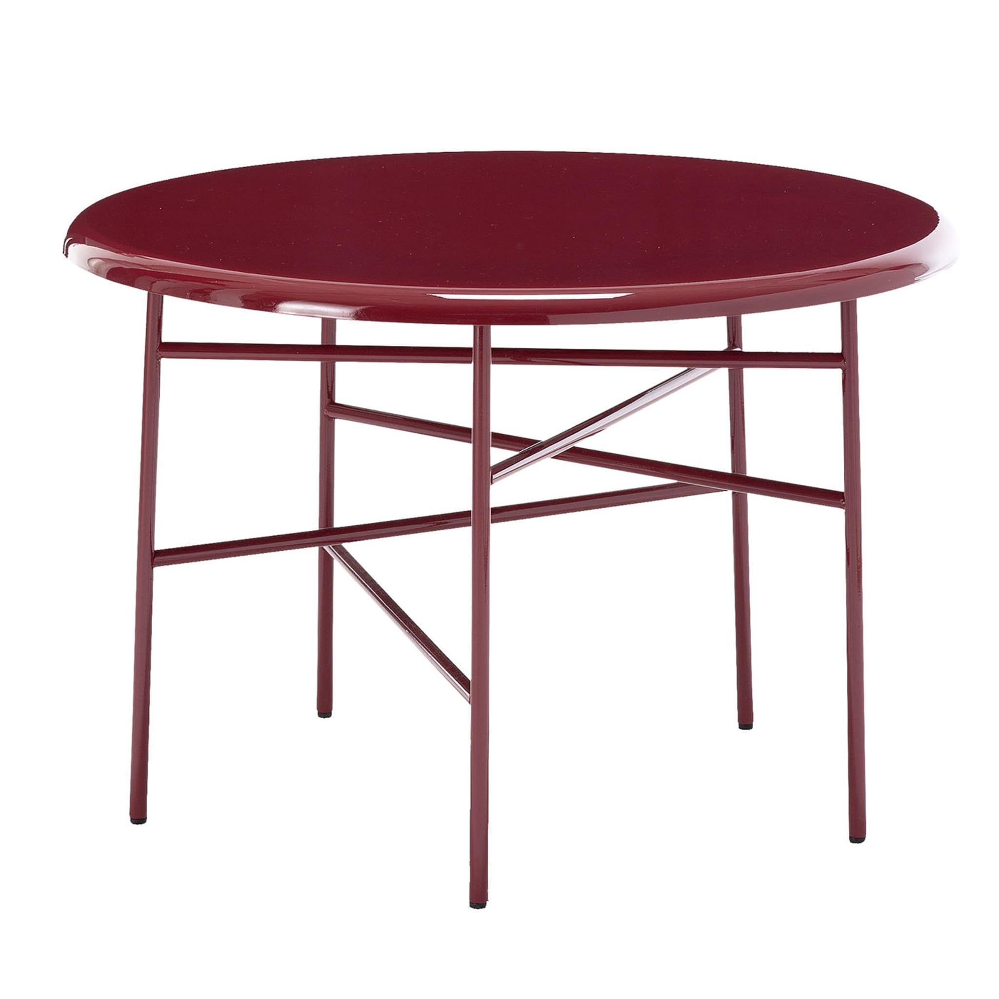 10th Star Red Glossy Lacquered Coffee Table 60 - Main view