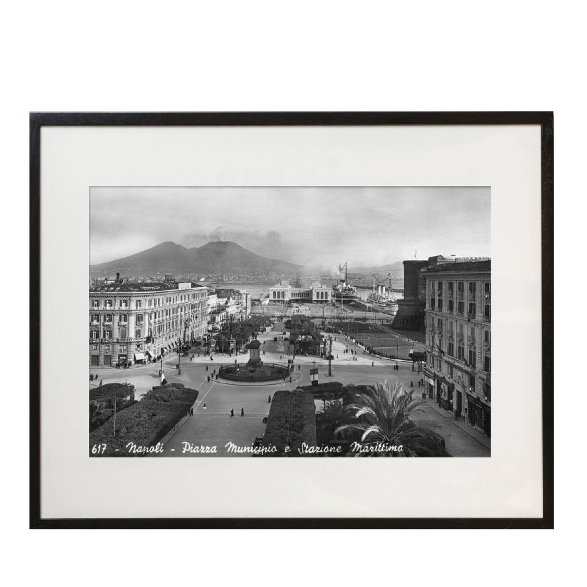 Naples Piazza Impression encadrée par Keystone - Vue principale