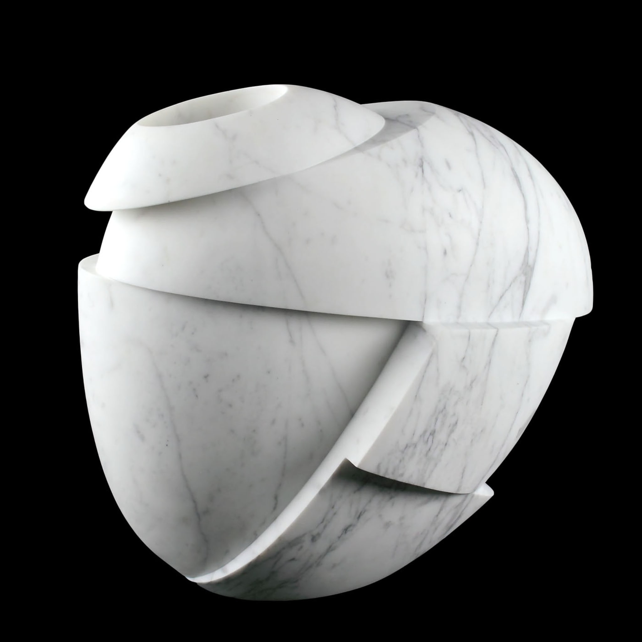 PV01 Vase en marbre statuaire - Vue alternative 3