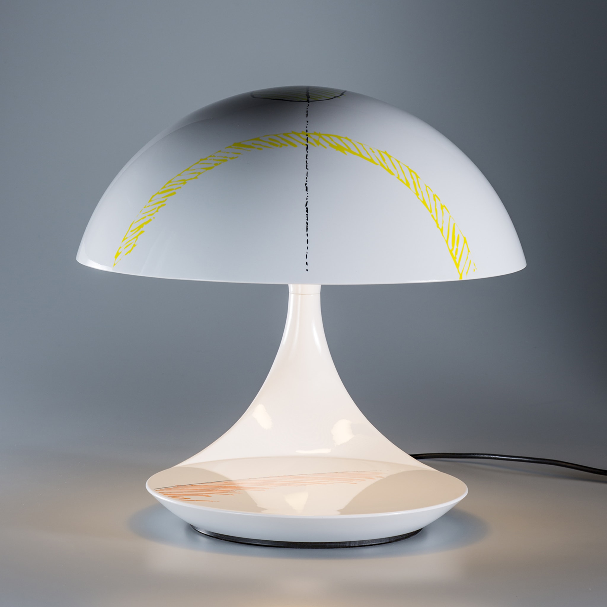 Cobra Texture Polychrome Table Lamp by Giorgio Brogi - Alternative view 1
