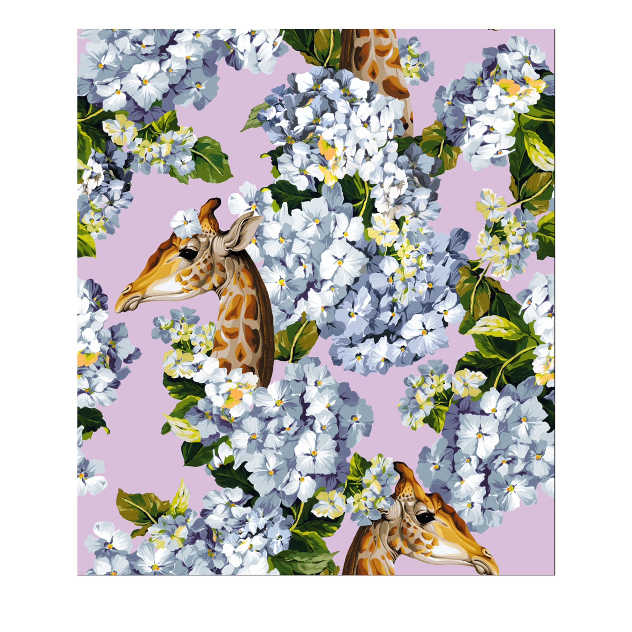 La carta da parati Hortense Dream Lilac - Vista principale