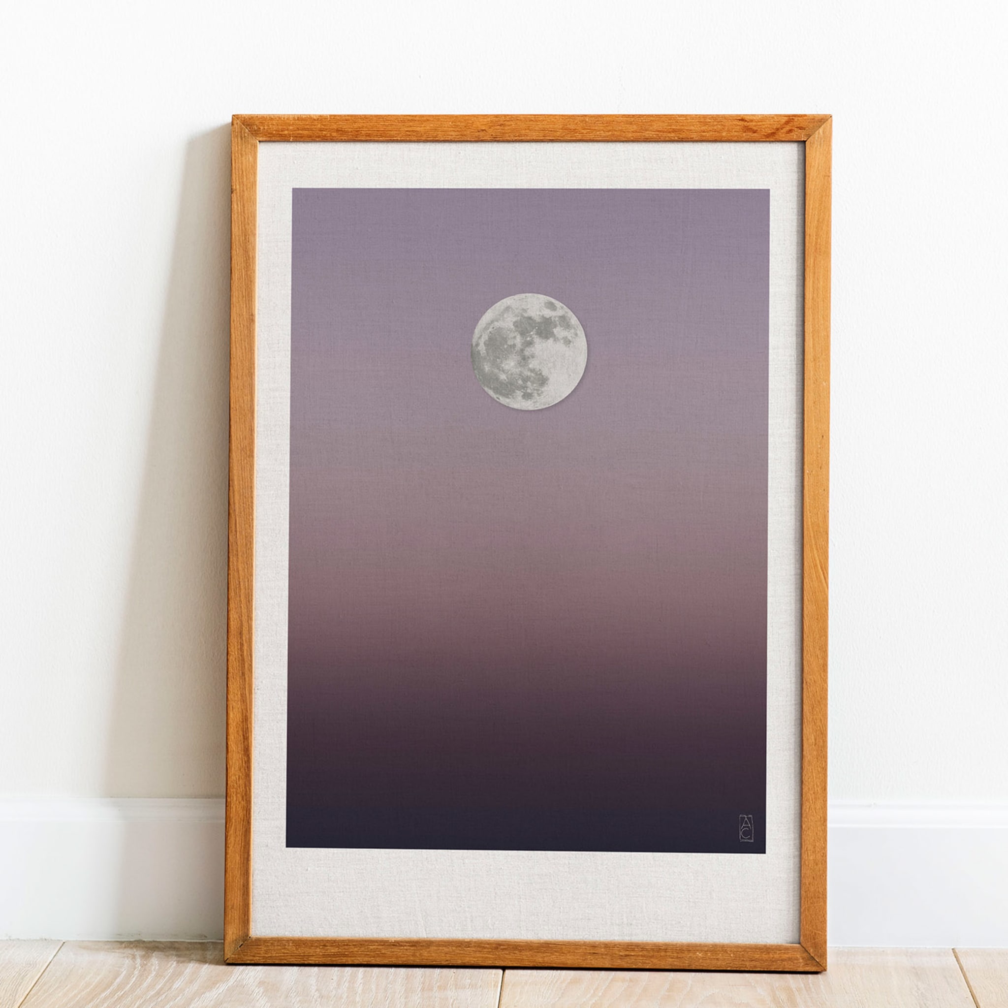Silver Moon 01 Print  - Alternative view 2