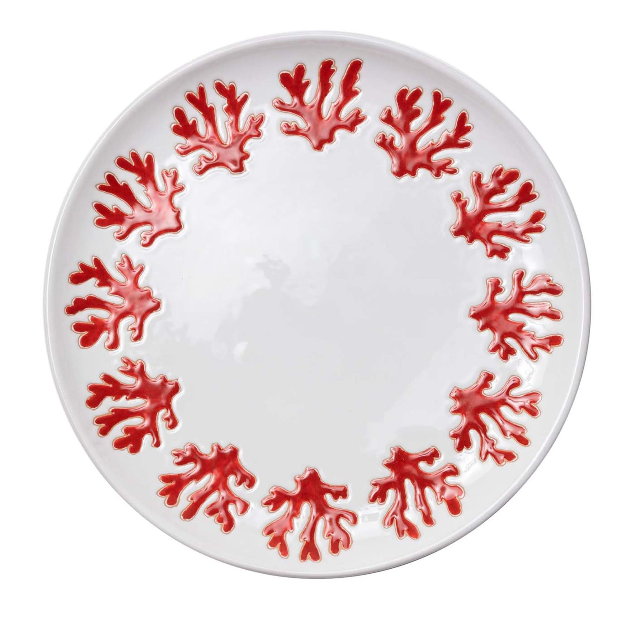 Corallo Rosso Round Dinner Plate - Main view