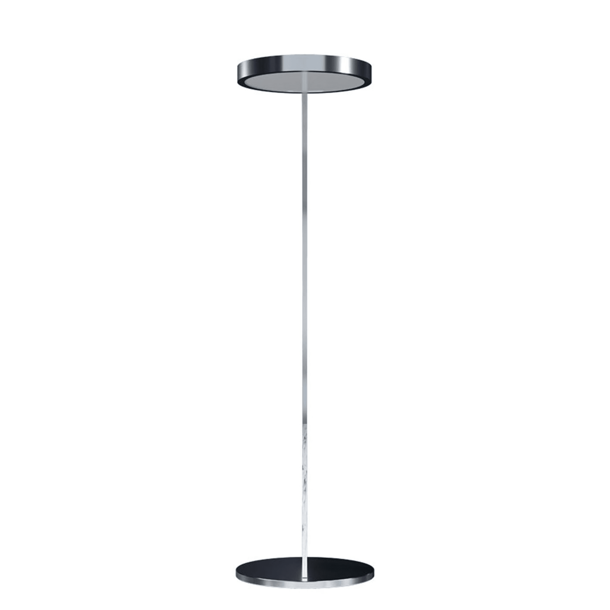 Phoebus Curved Silvery Floor Lamp - Alternative view 1