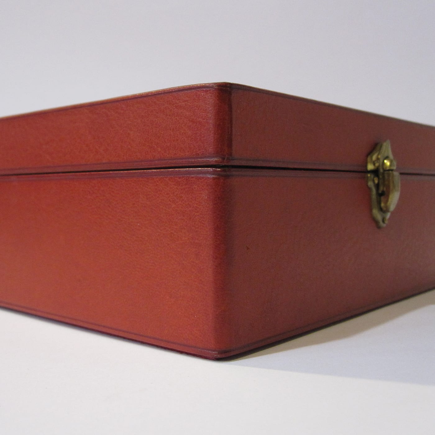 Red Leather Jewelry Box - AtelierGK Firenze