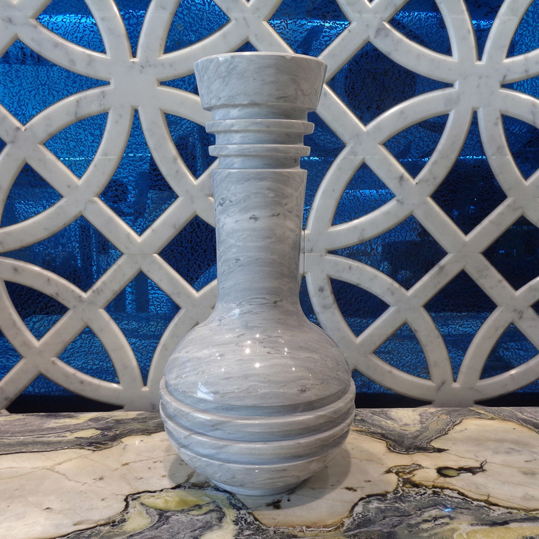 Shaped Bardiglio Vase - Alternative view 1