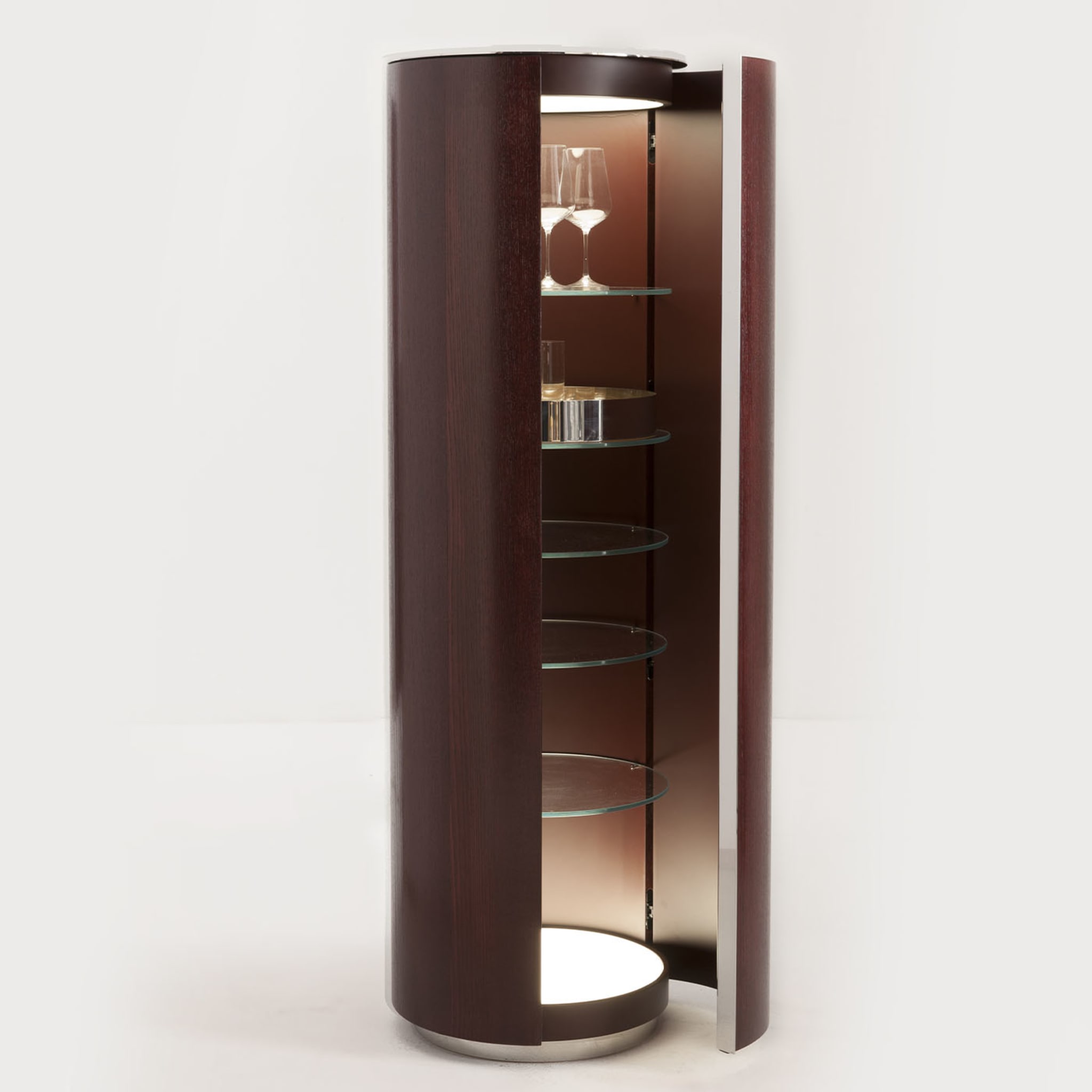 Shellac Cylindrical Cabinet - Alternative view 1