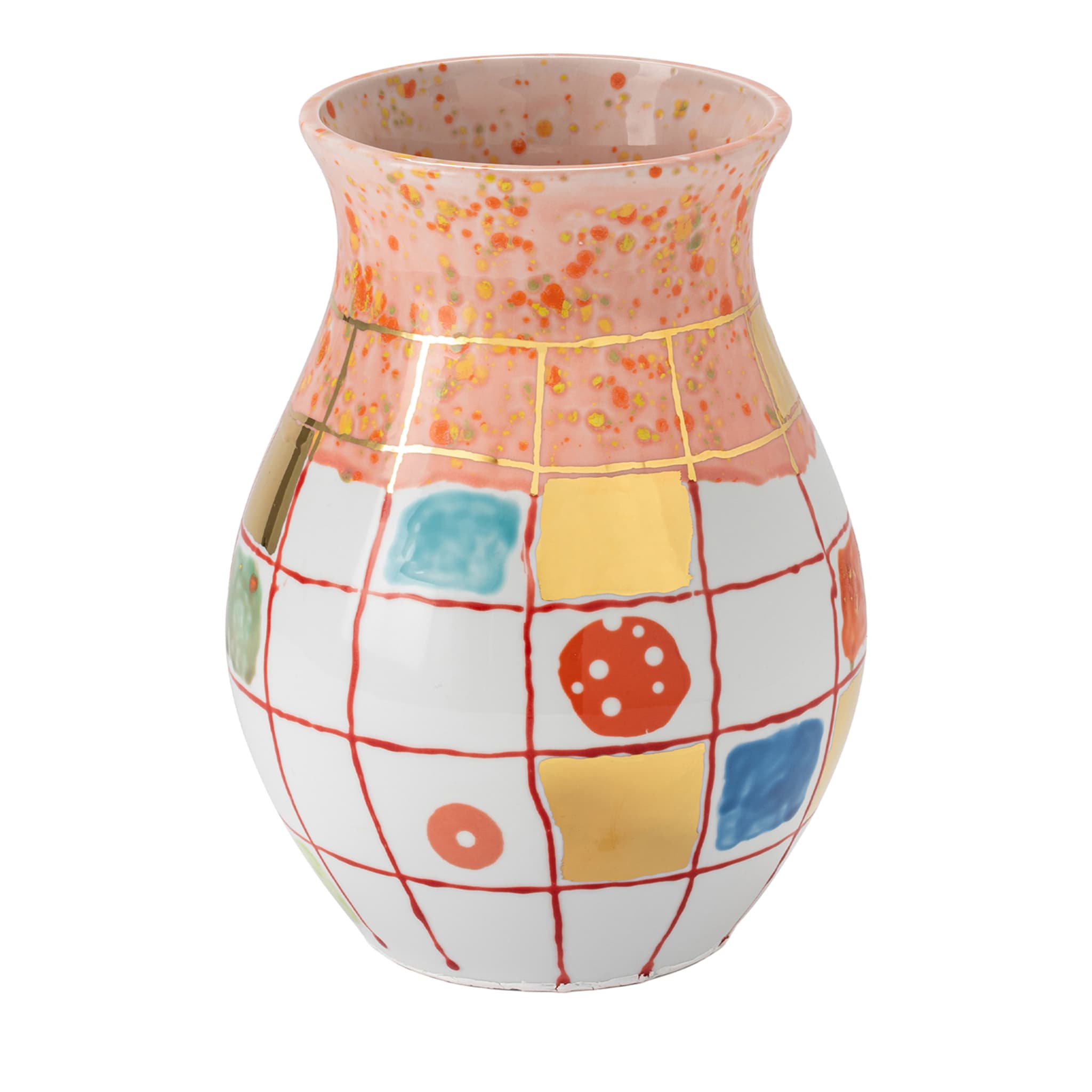 Calypso Pink Porcelain Vase - Main view
