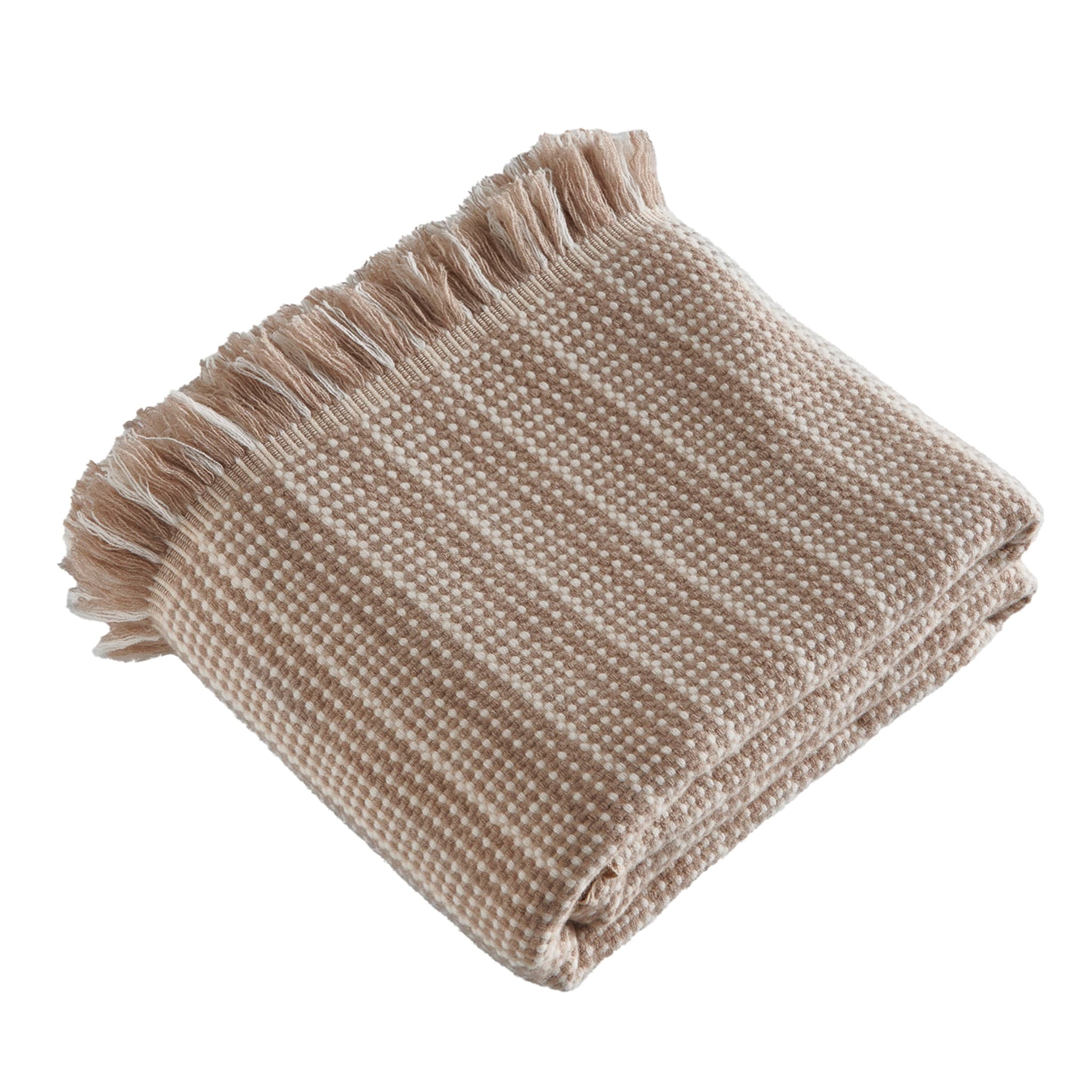 Terramadre Narciso Beige Cashmere Blanket - Main view
