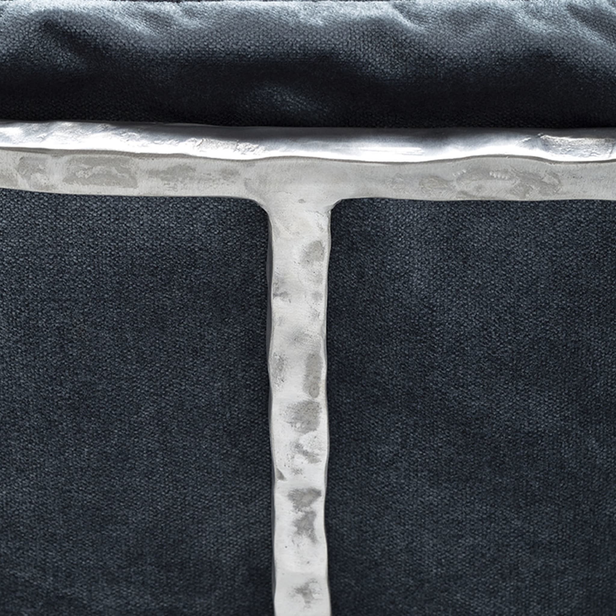 Moonlight Silver and Blue Low Chair - Alternative view 1