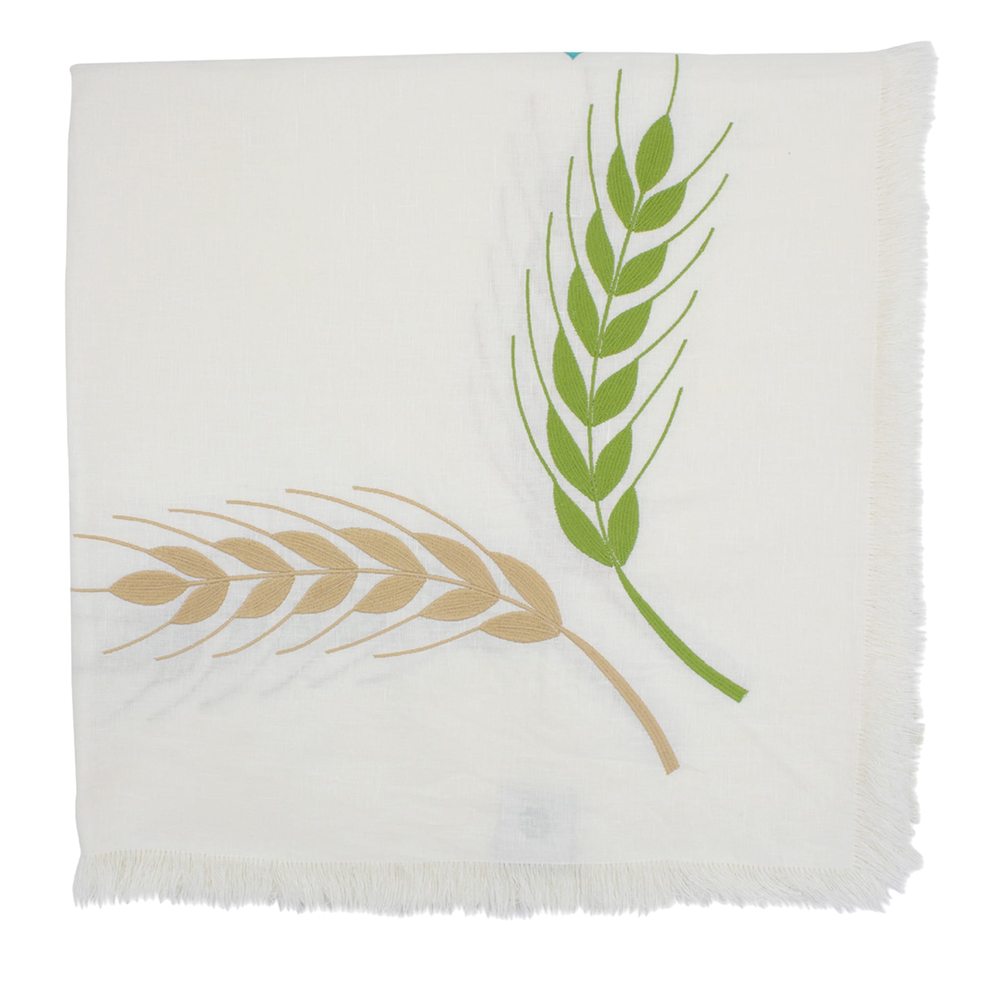 Grano Multicolor Rectangular Ivory Tablecloth - Main view