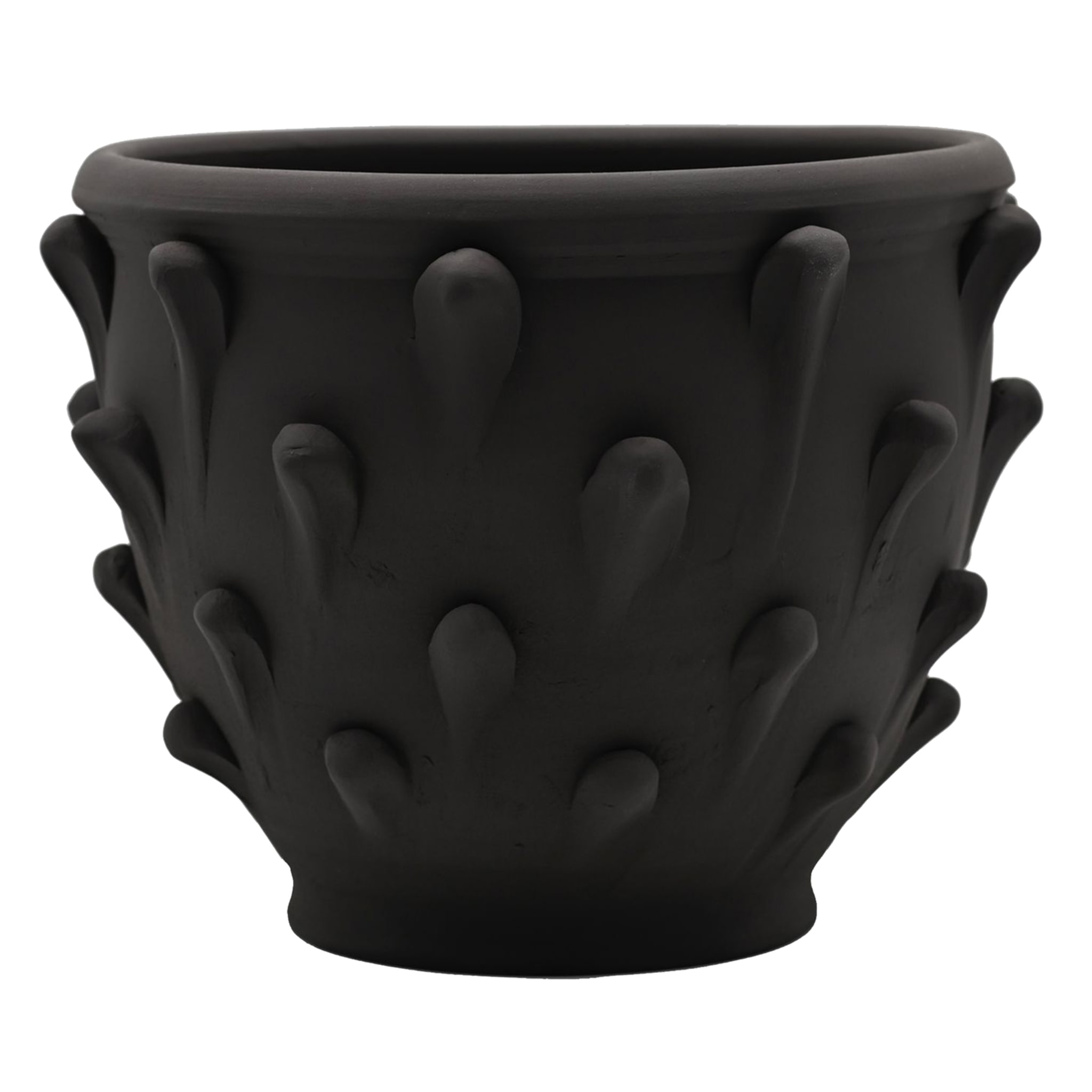Braune Vase - Hauptansicht