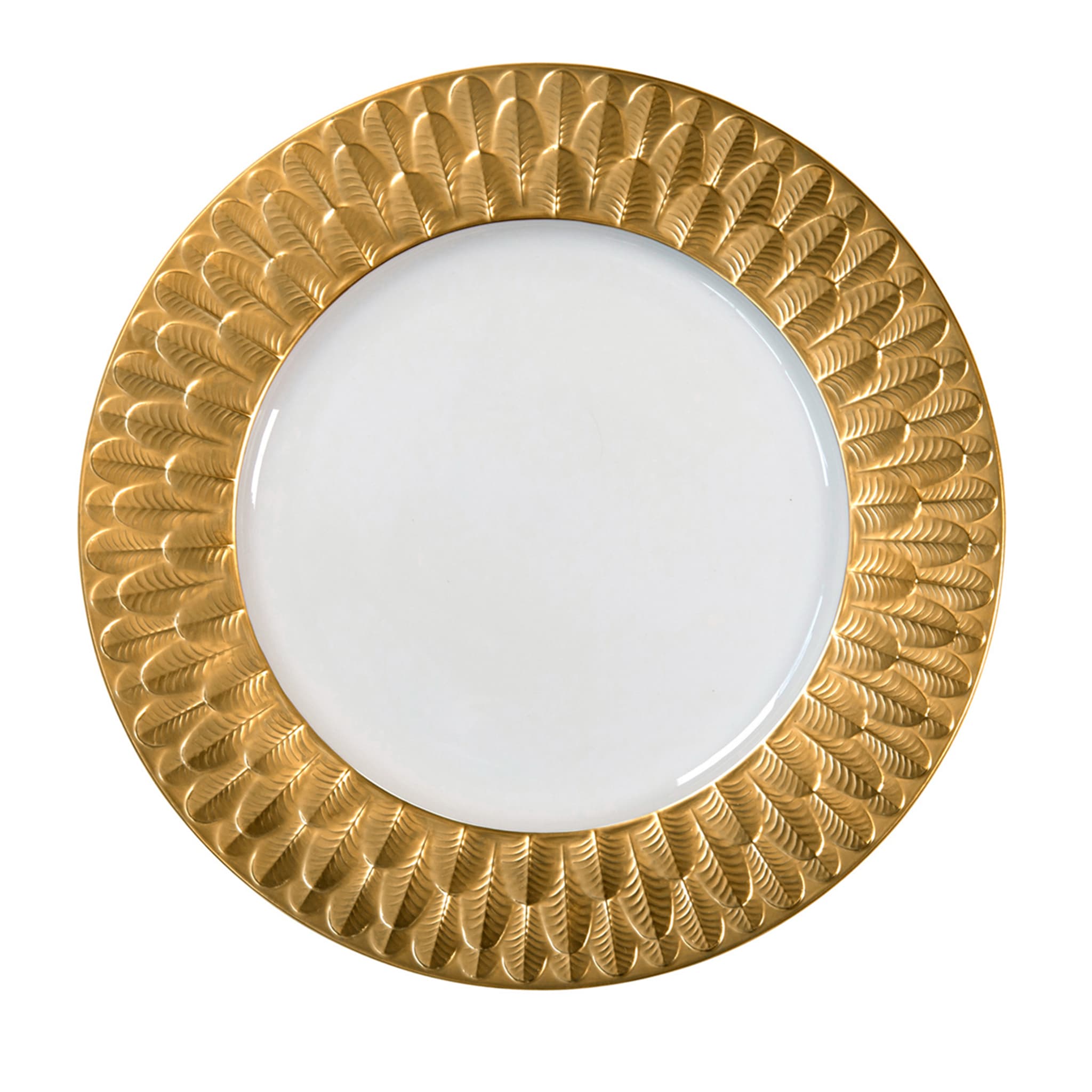 PEACOCK LAY PLATE - GOLD #3 - Main view