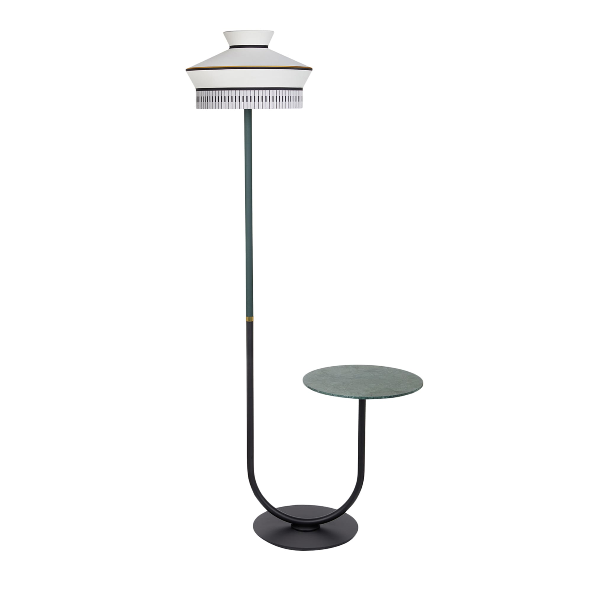 Lámpara de pie Calypso con mesa incorporada - Vista principal