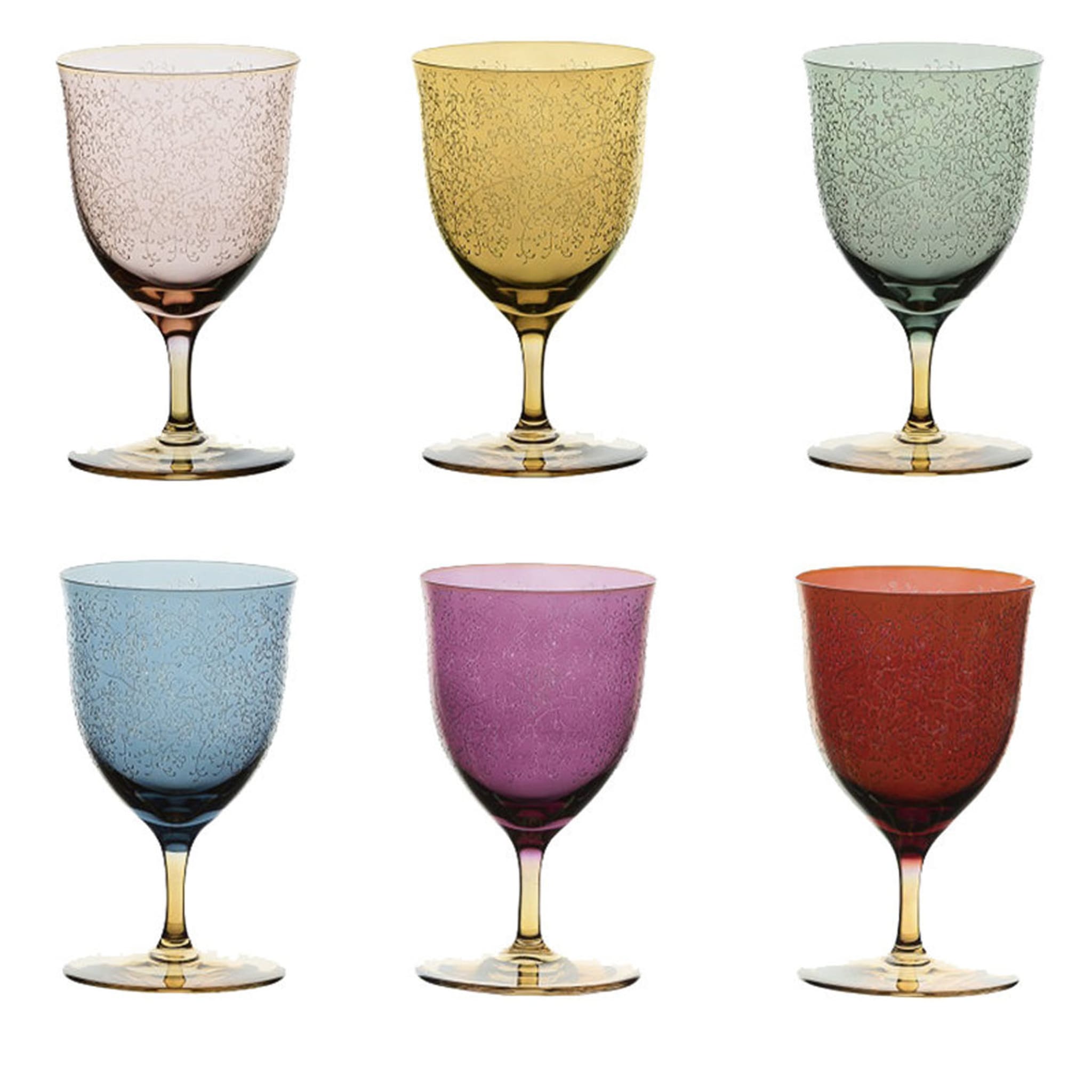 Set of Six Torcello 5 Stem Glasses - Main view