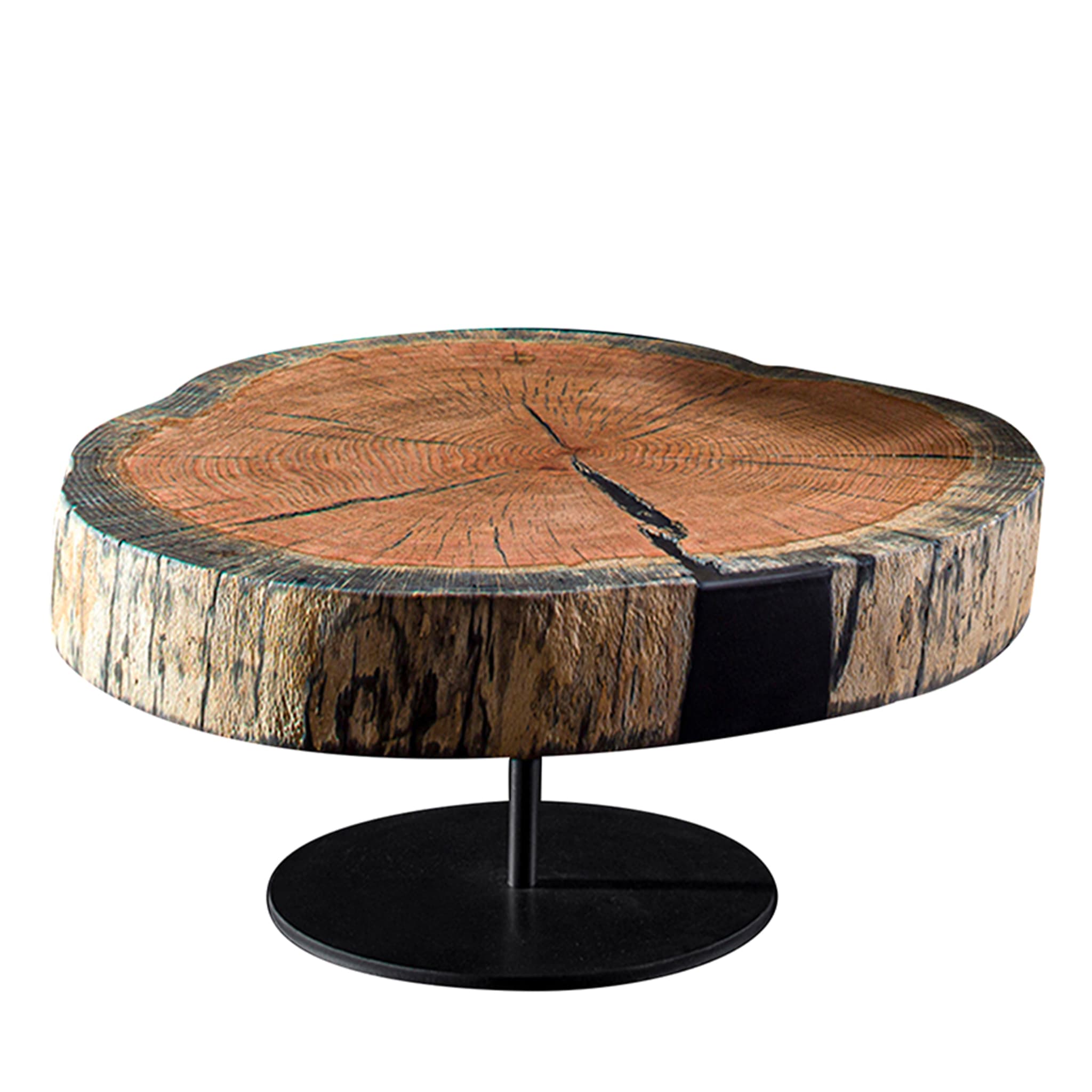 Round Oak coffee table #2 - Main view