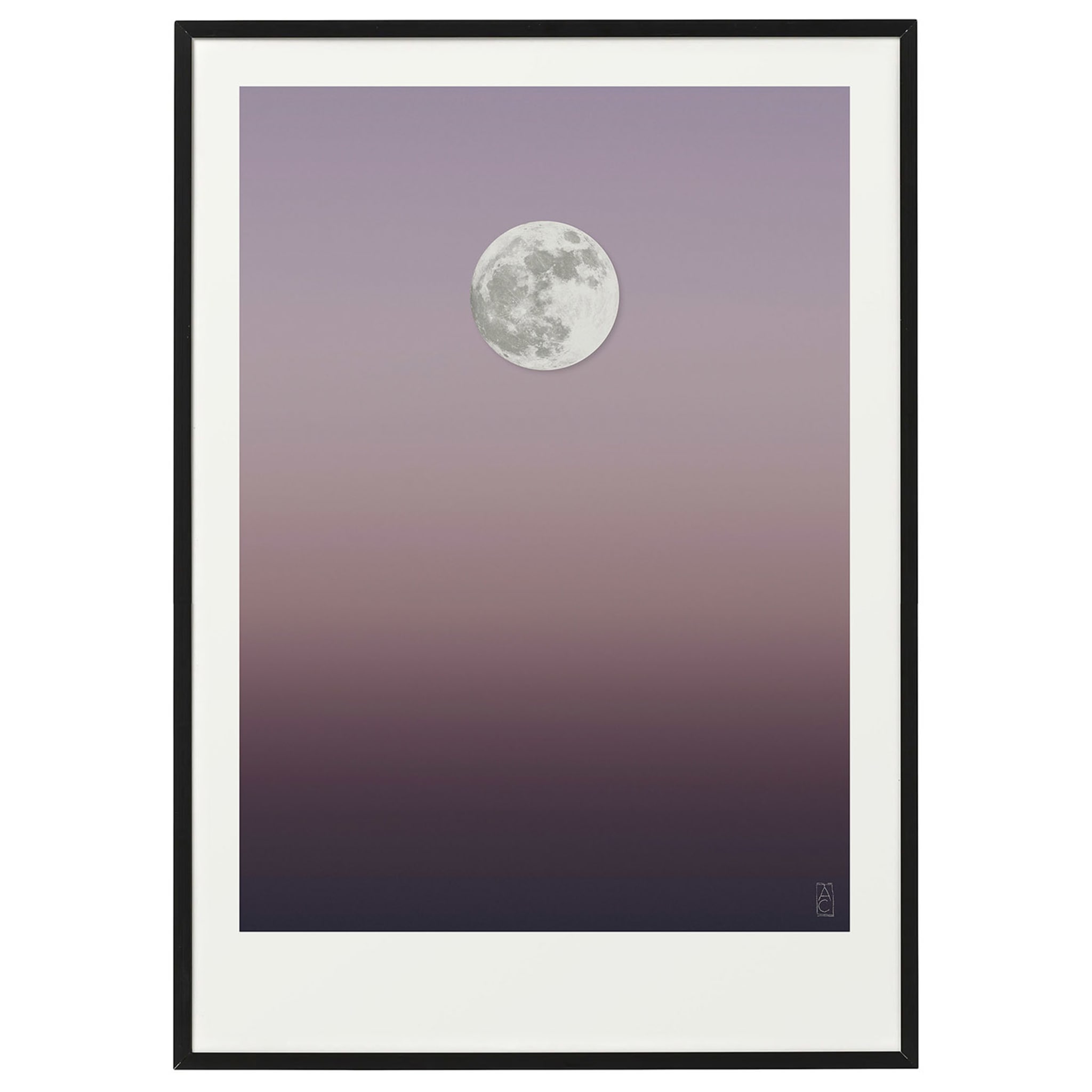 Silver Moon 01 Print  - Alternative view 1