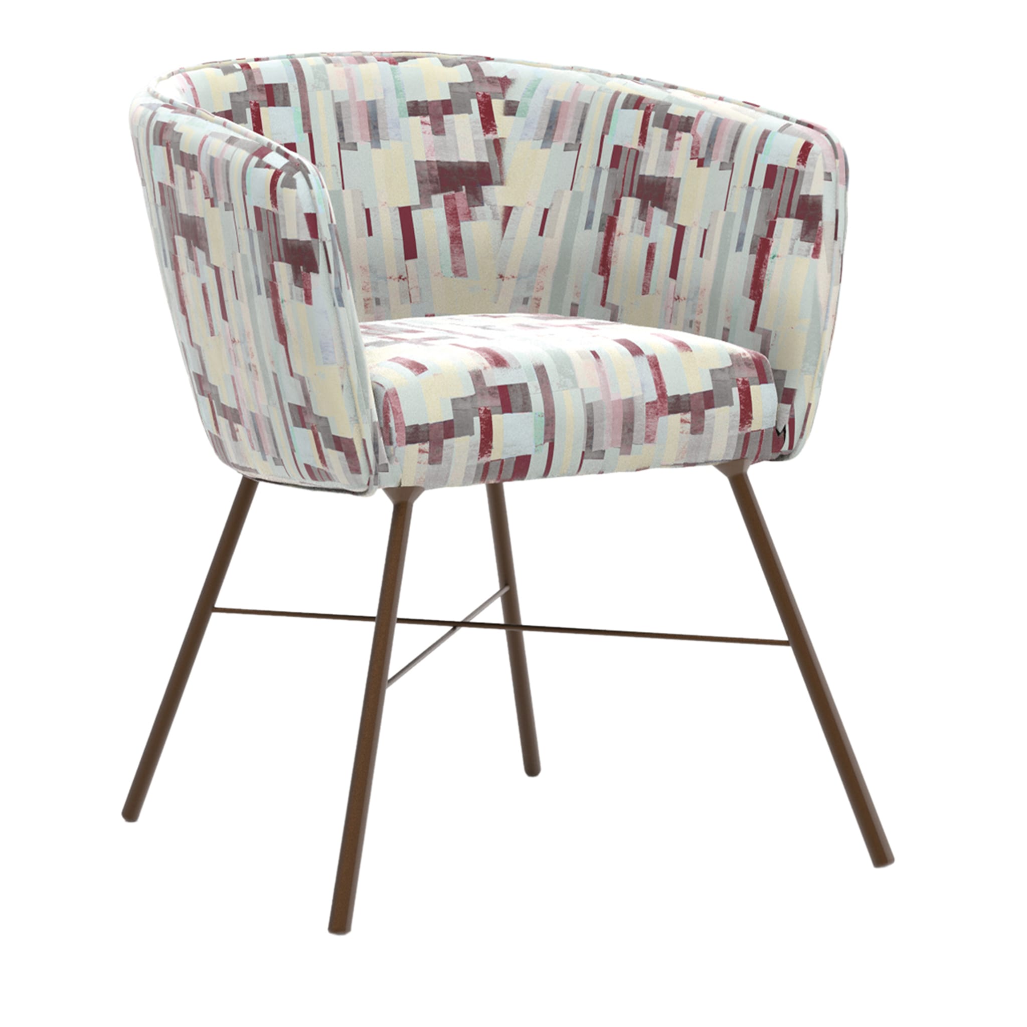 Linton Multicolored Chair - Main view