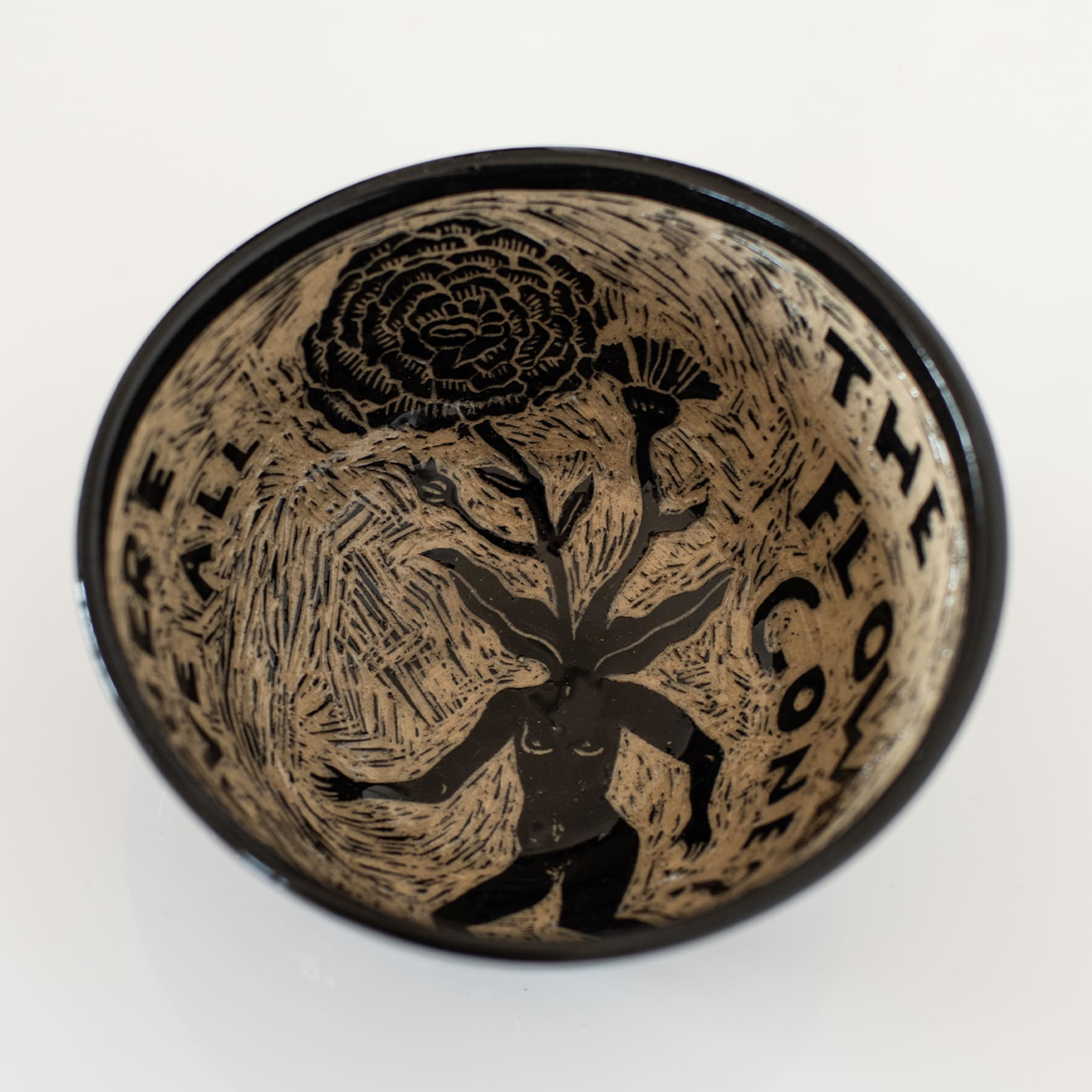 Where Have All the Flowers Gone? Grès Decorative Bowl - Alternative view 2