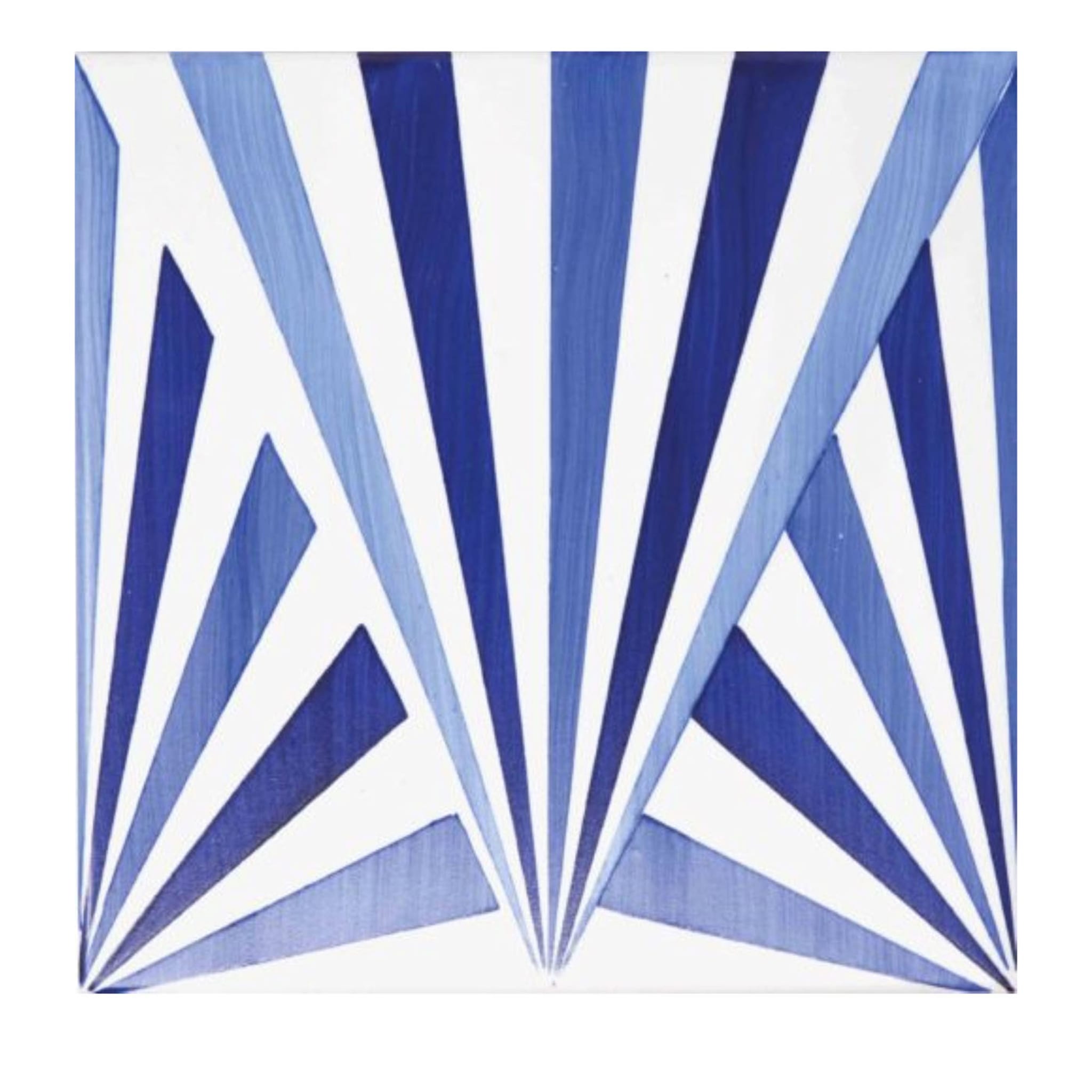 Set of 25 Bauhaus Blue Type 11 Tiles - Main view