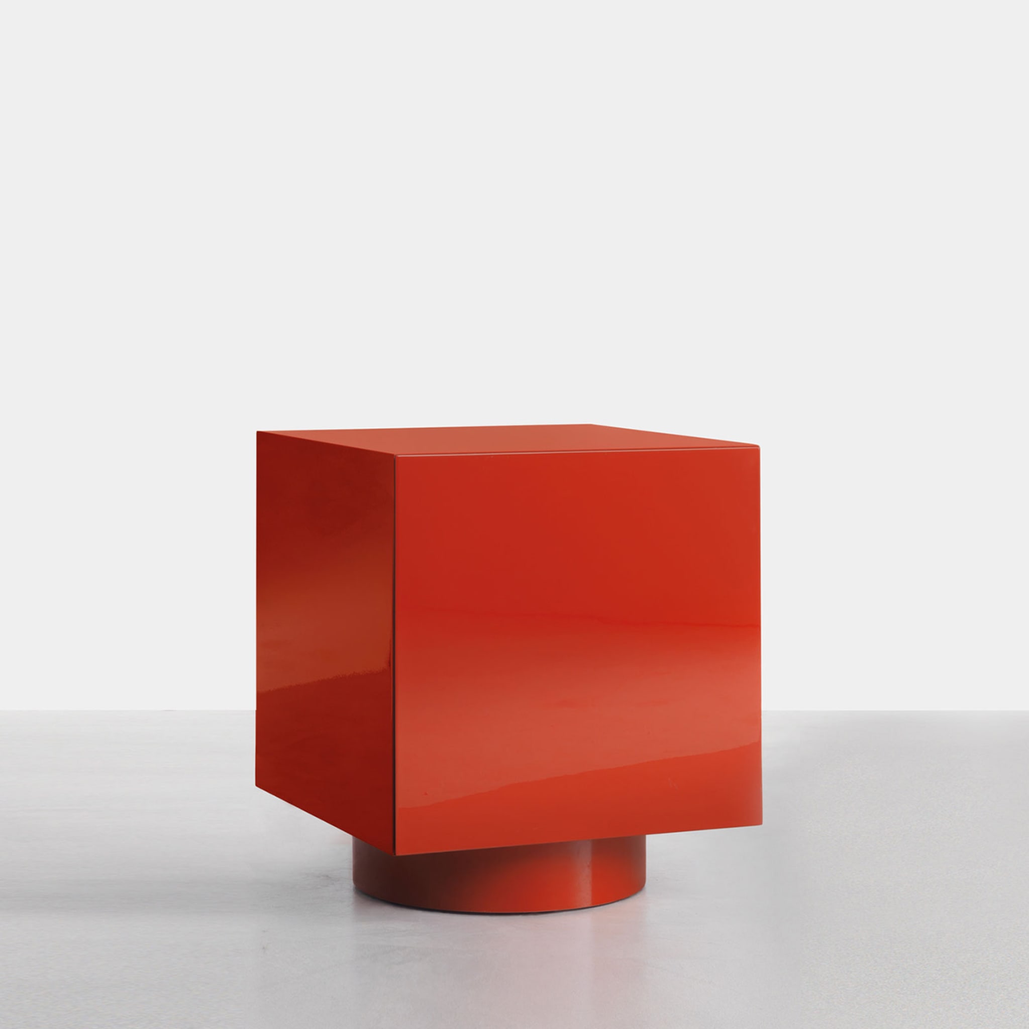 Rubik Red Side Table by Dainelli Studio #2 - Alternative view 1