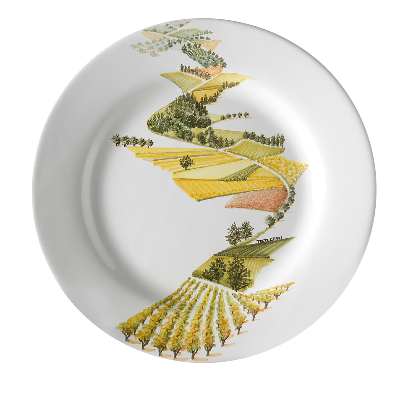 Visioni Dinner Plate by Maria Antonietta Taticchi - Materia Ceramica