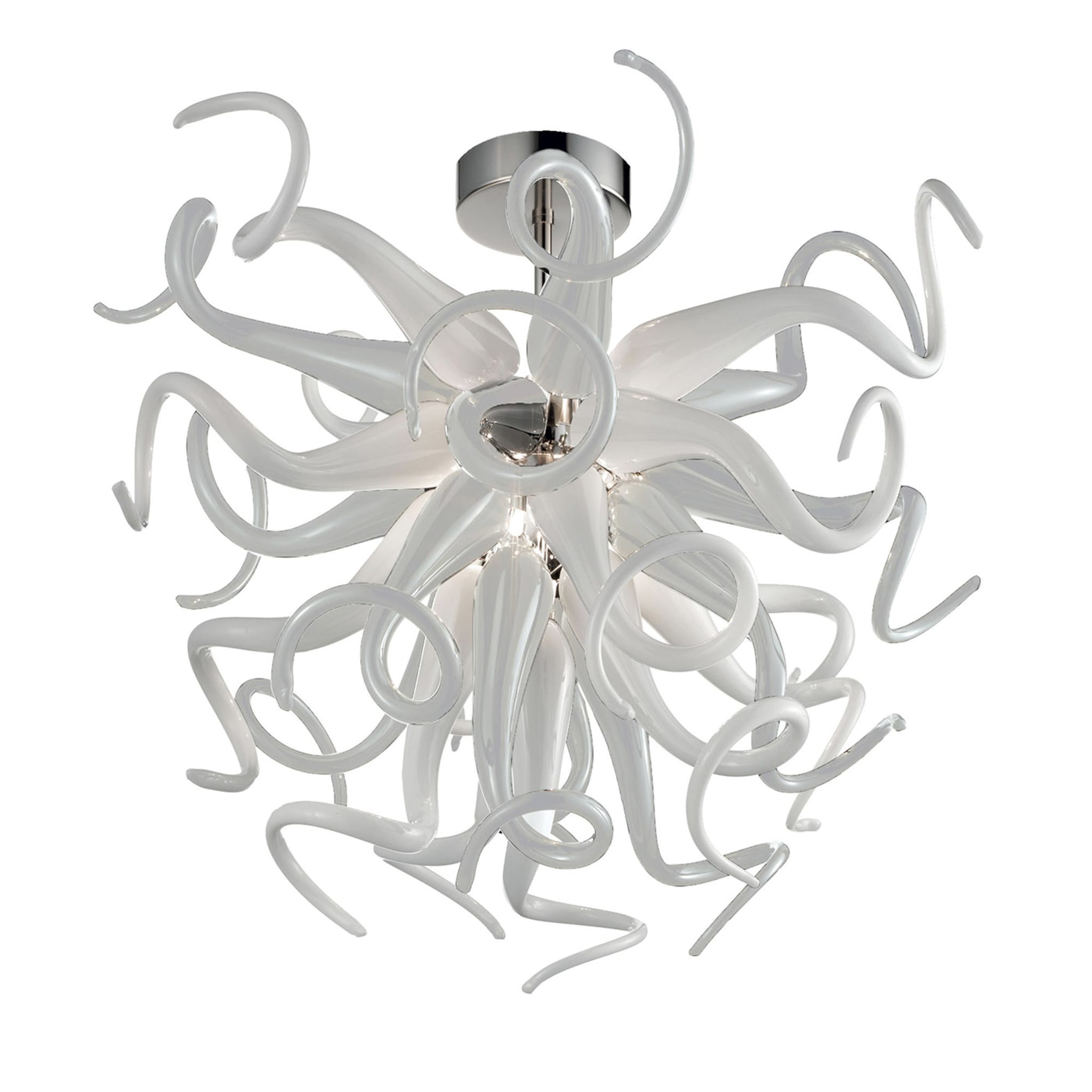 Lámpara de araña blanca Medusa - Vista principal