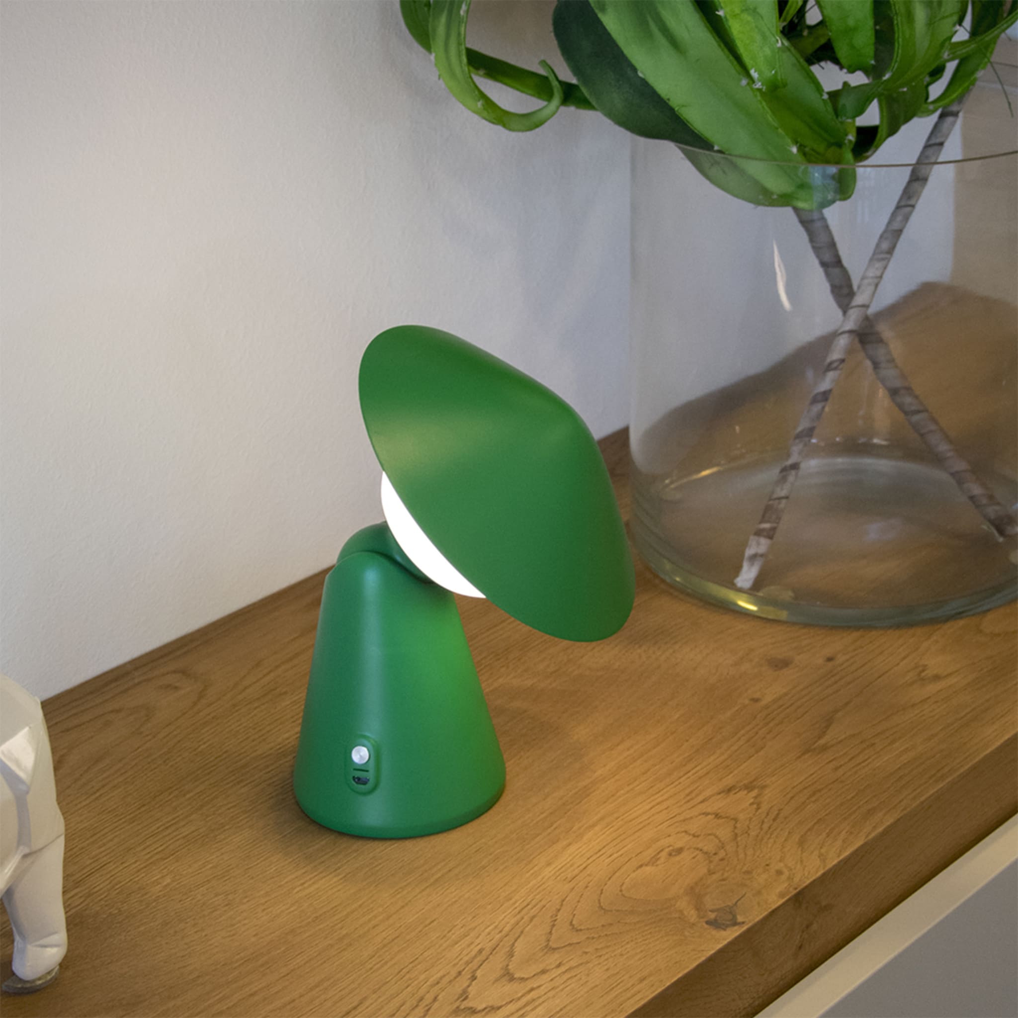 Lampe à poser rechargeable Puddy Green par Albore Design - Vue alternative 3