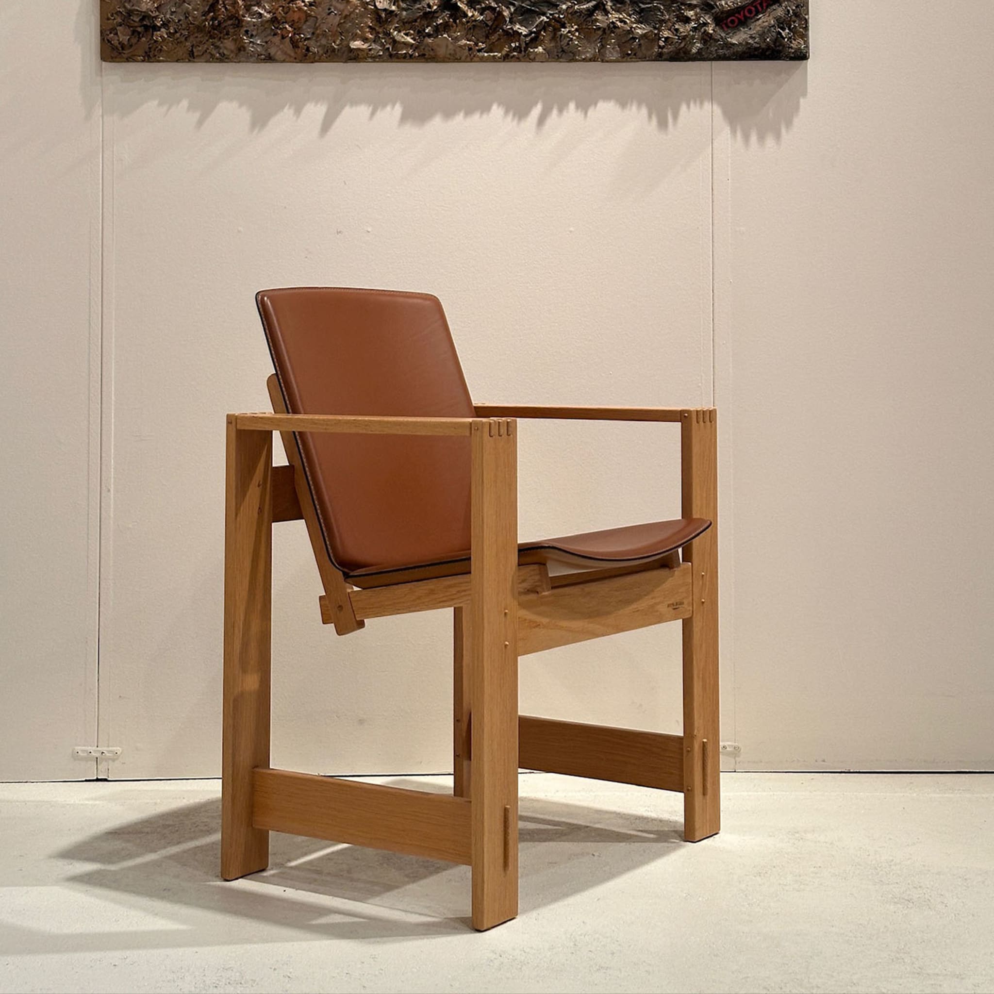 Ambrosetti Durmast and Leather Chair - Alternative view 1