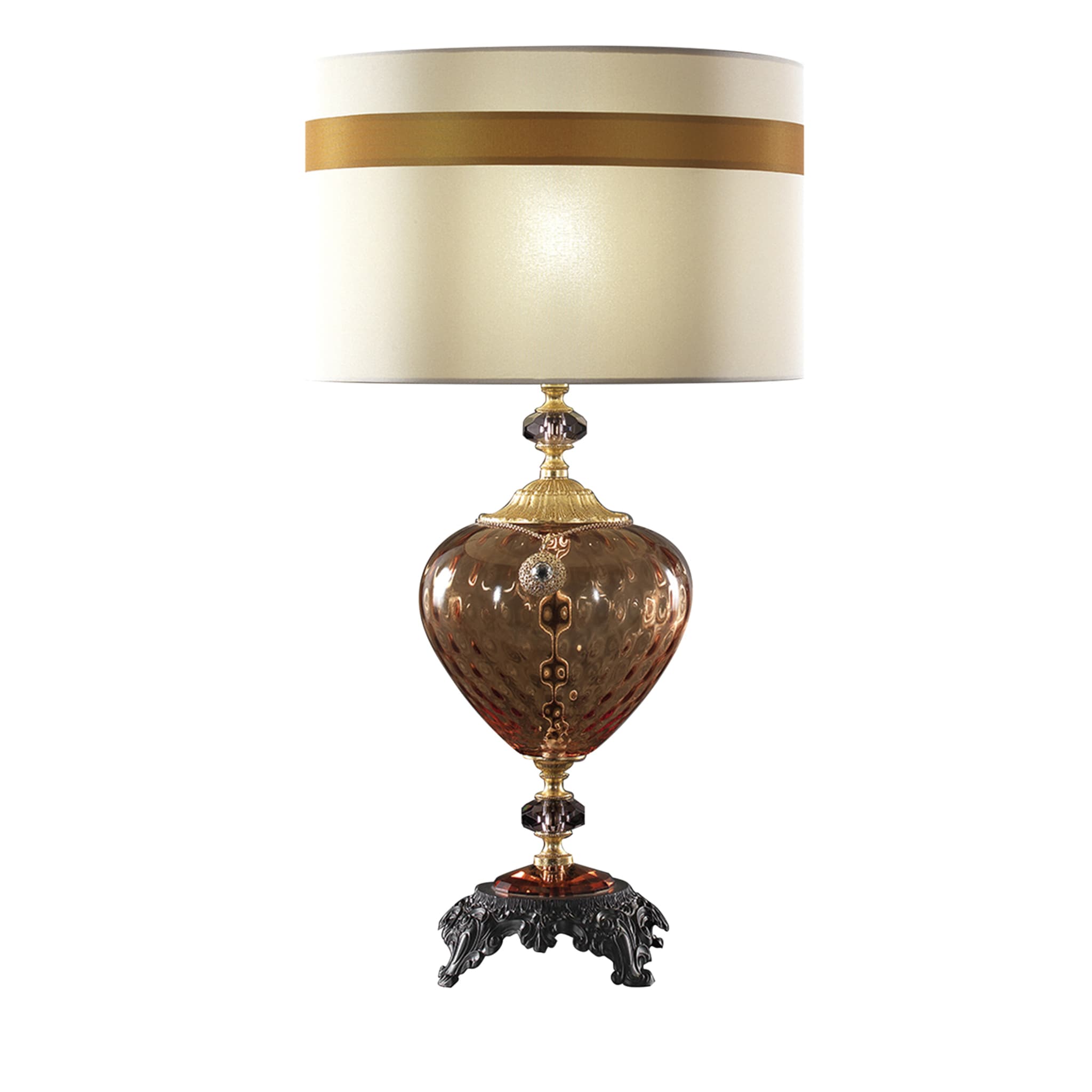 Satin Beige Table Lamp - Main view