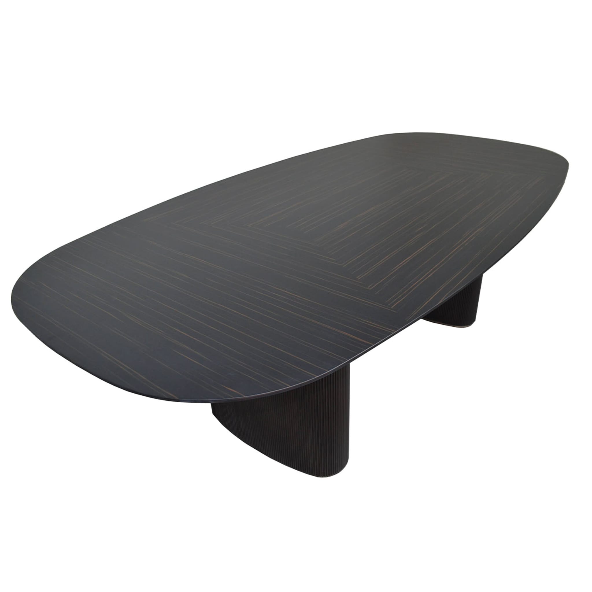 Italian Contemporary Oval Curved Dining Table  - Alternative view 2