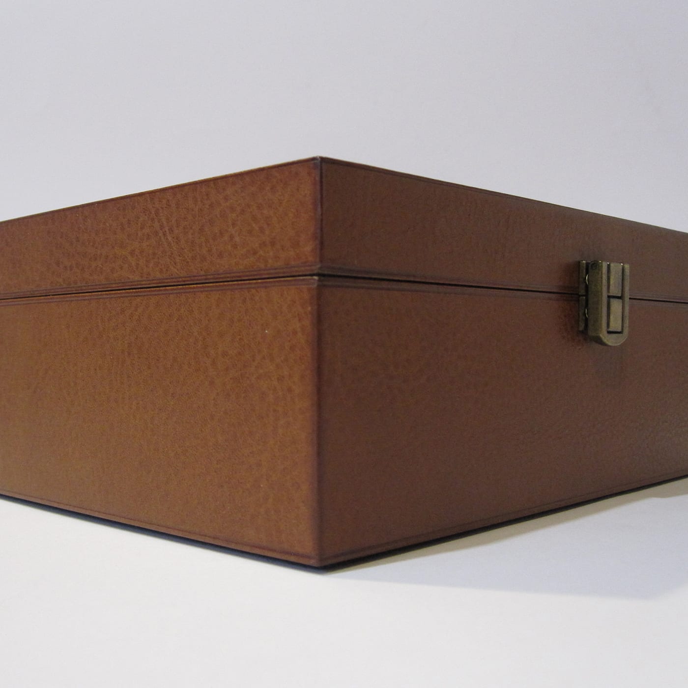 Brown Leather Jewelry Box - AtelierGK Firenze