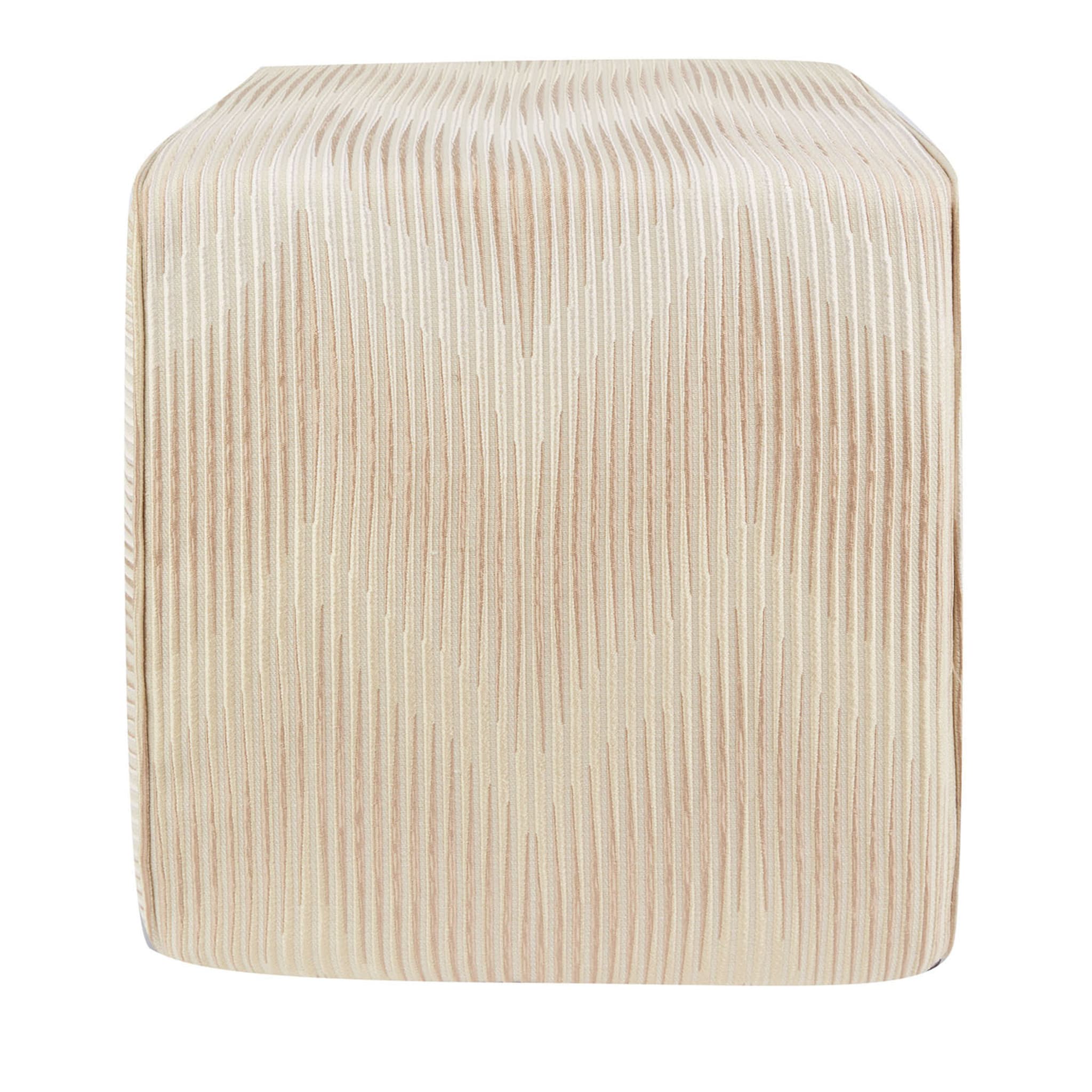 Ande Beige Pouf Cubo - Main view