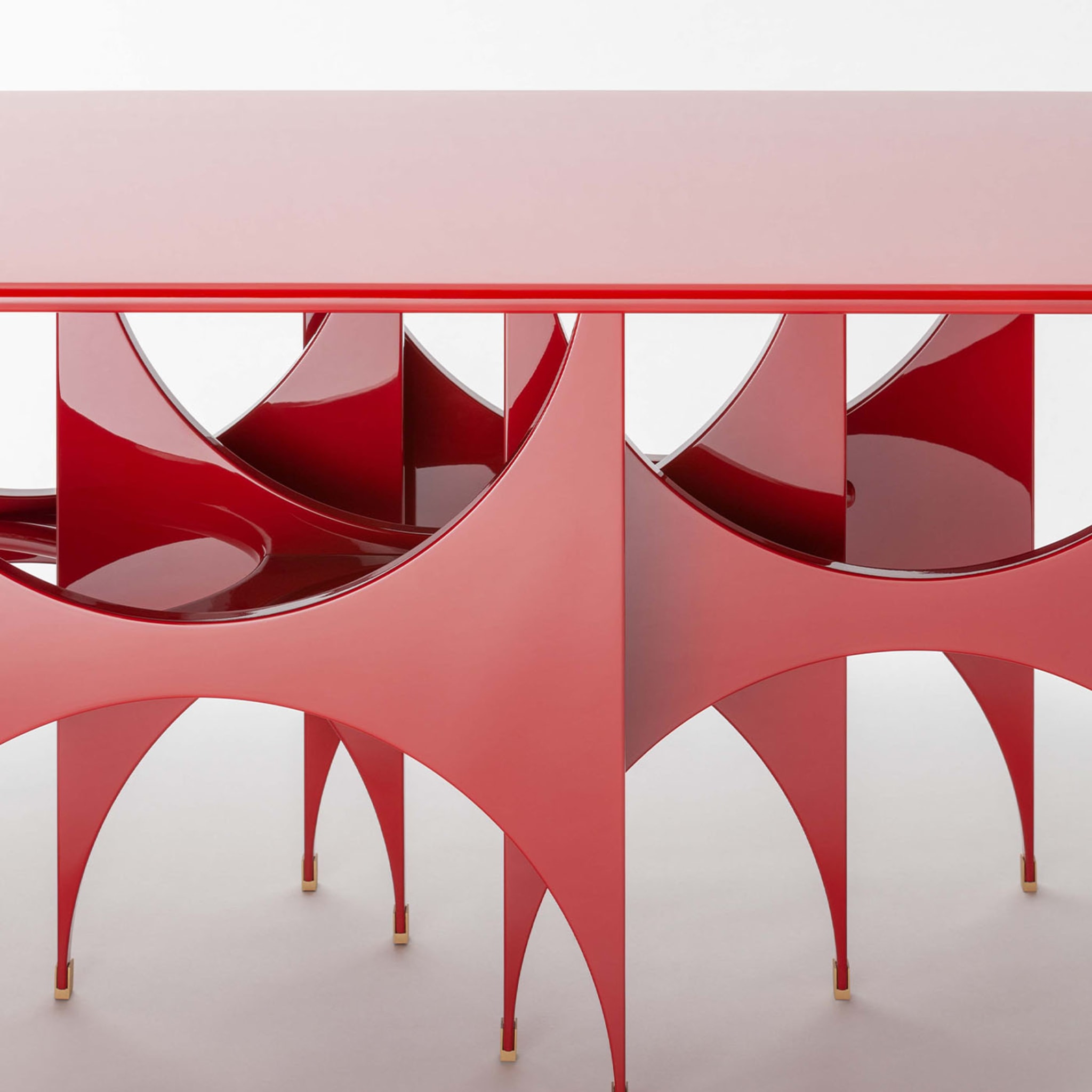 Butterfly Red Dining Table - Alternative view 3