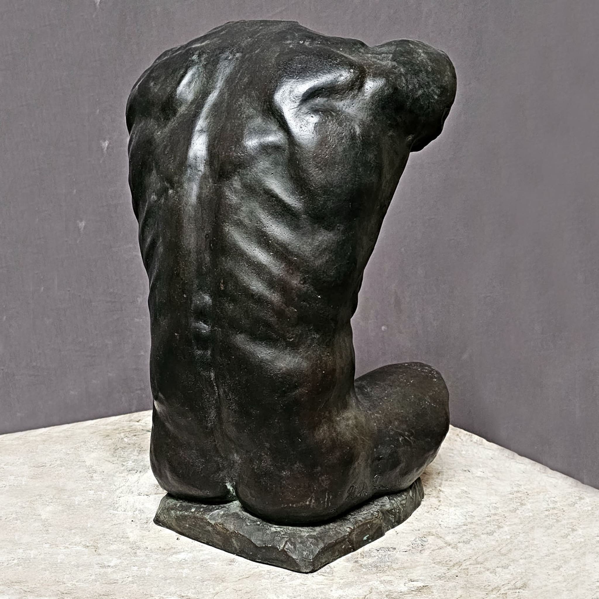 Alan Torso Bronze Sculpture - Alternative view 2