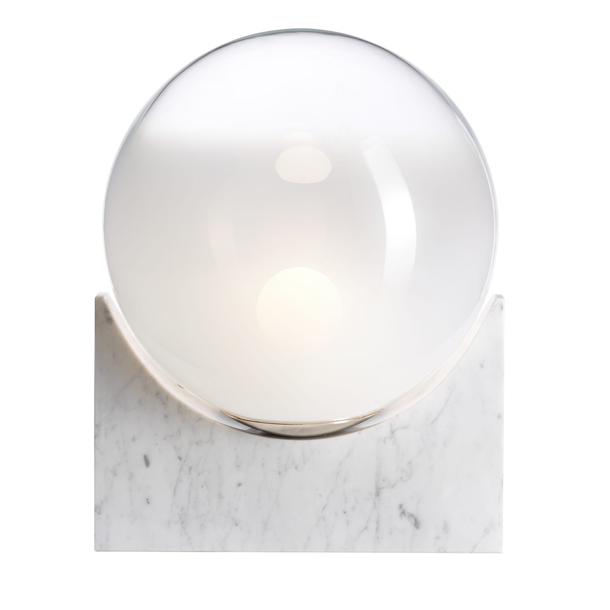 Lampada da tavolo a sfera di Carrara - Vista principale