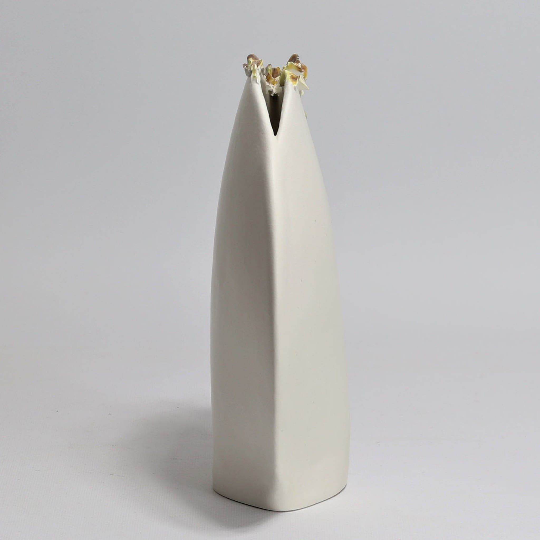 Luna Gelb &amp; Weiß Vase - Alternative Ansicht 1