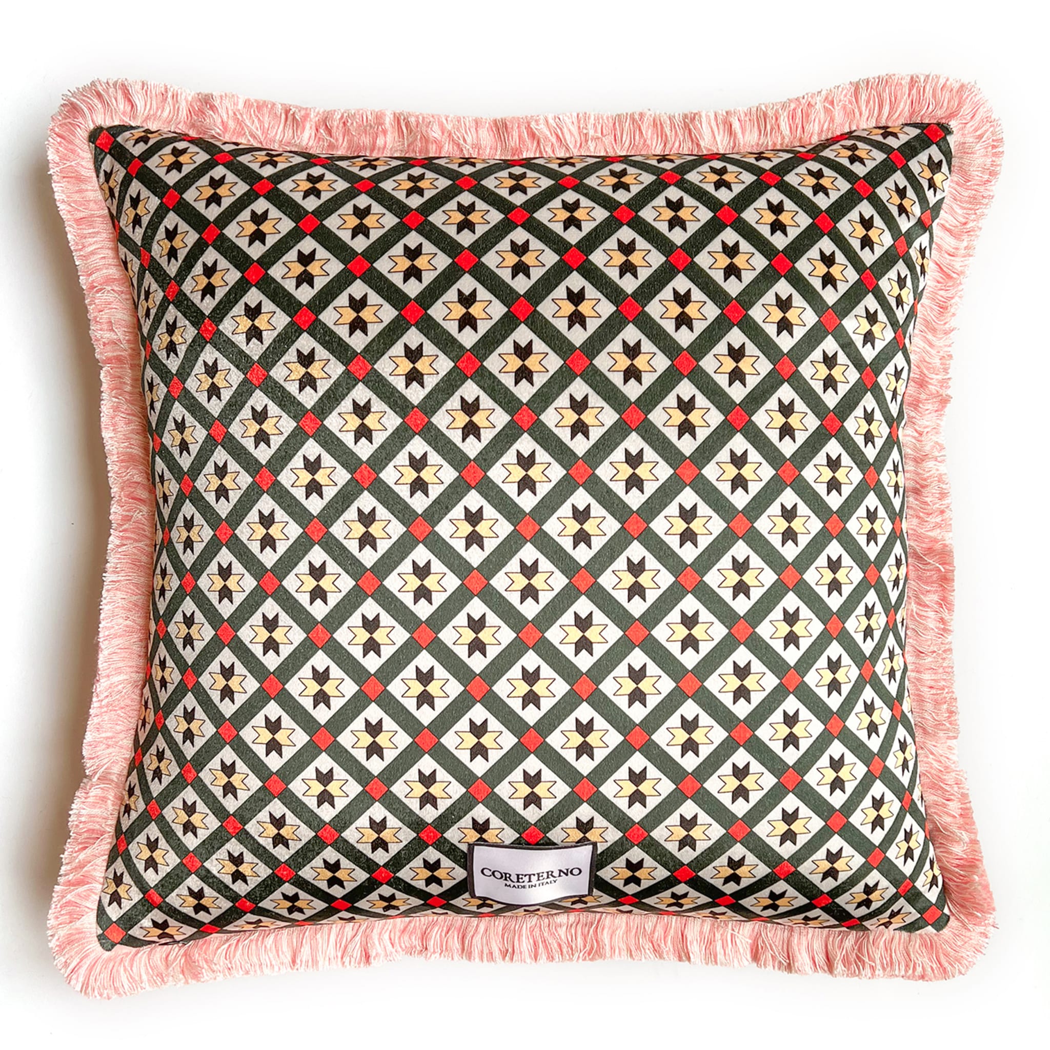 Vain Rooster Polychrome Square Cushion - Alternative view 1