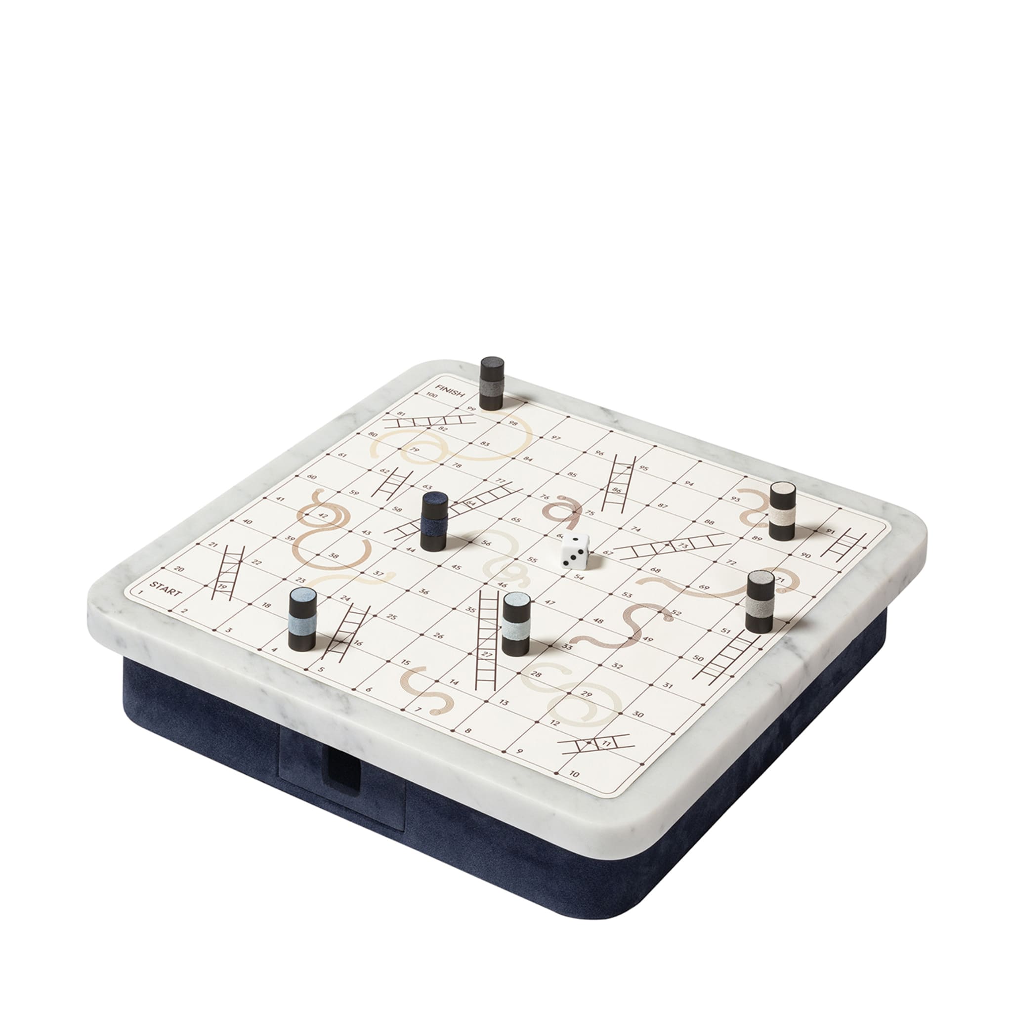 Delos Marble Snakes & Ladders Game Set - Main view