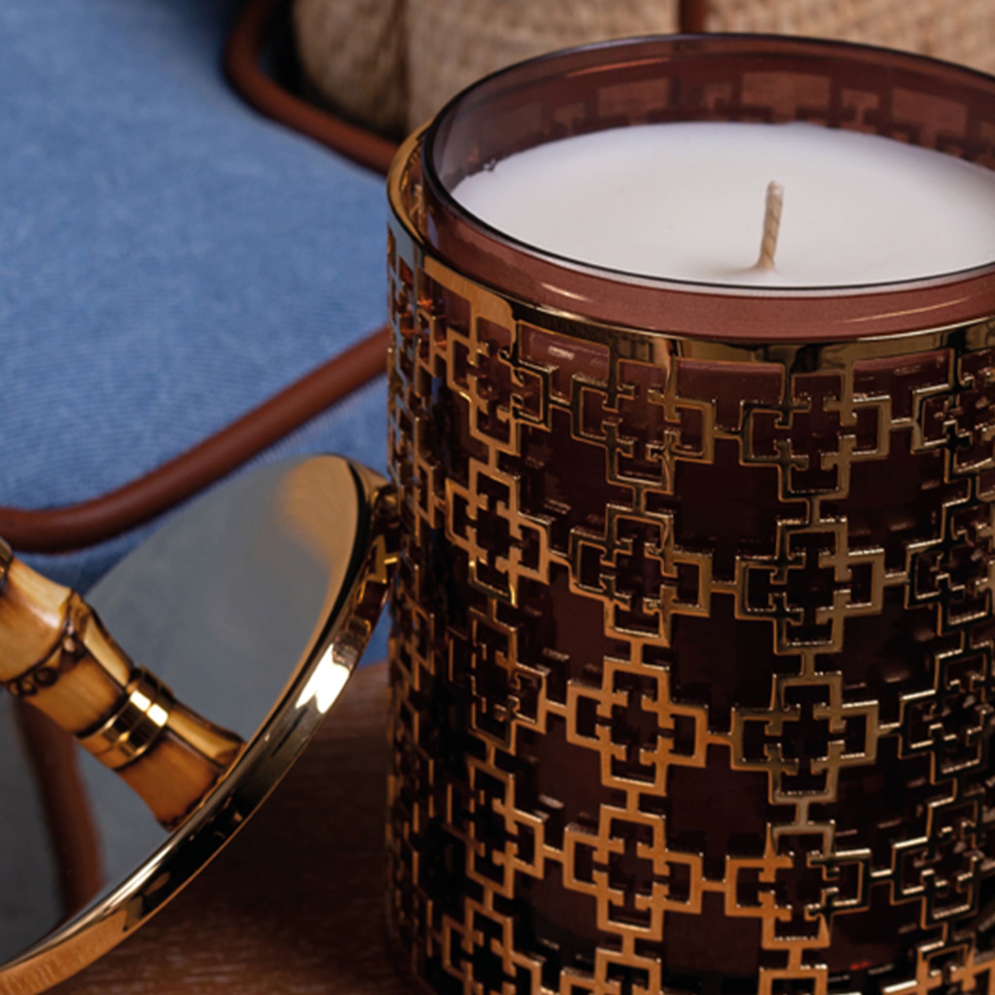 gold TWILL CANDLE  - Alternative view 1