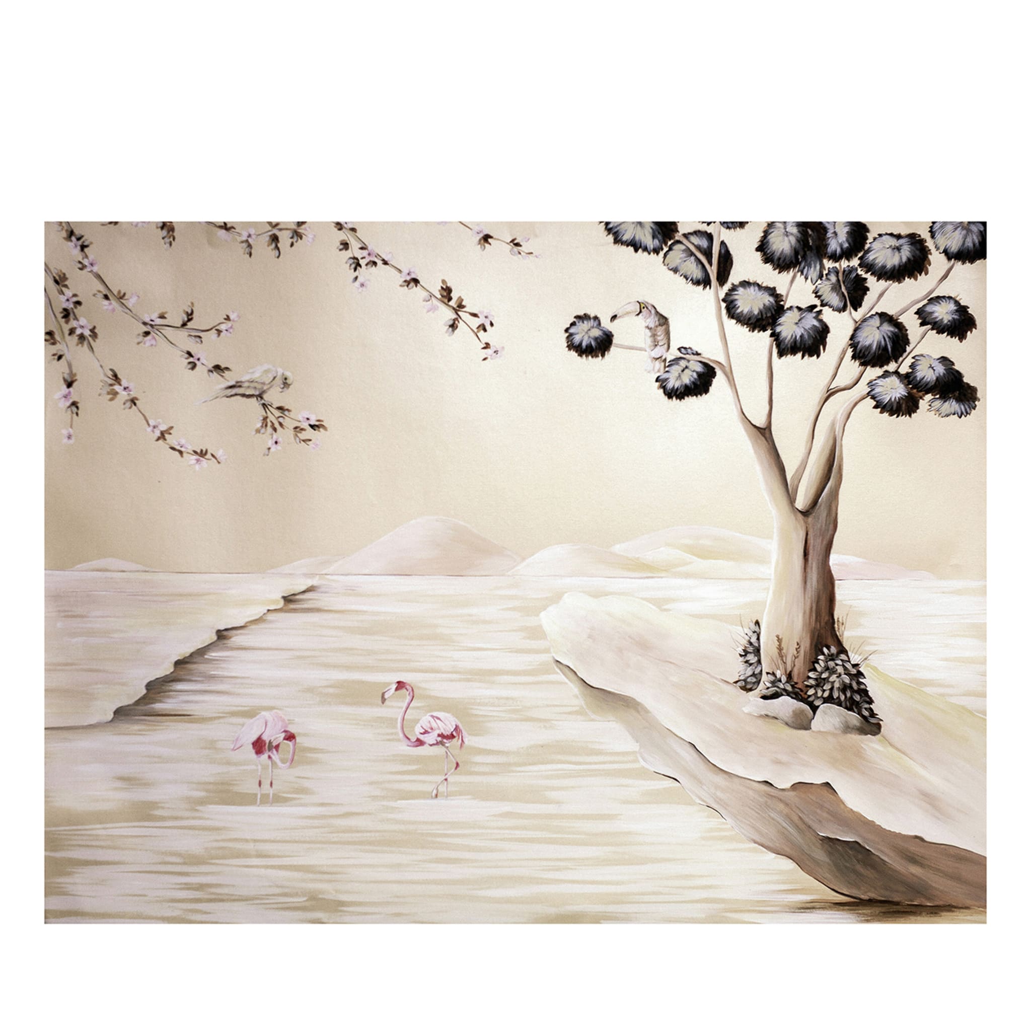 Flamingo Dance Wallpaper - Main view