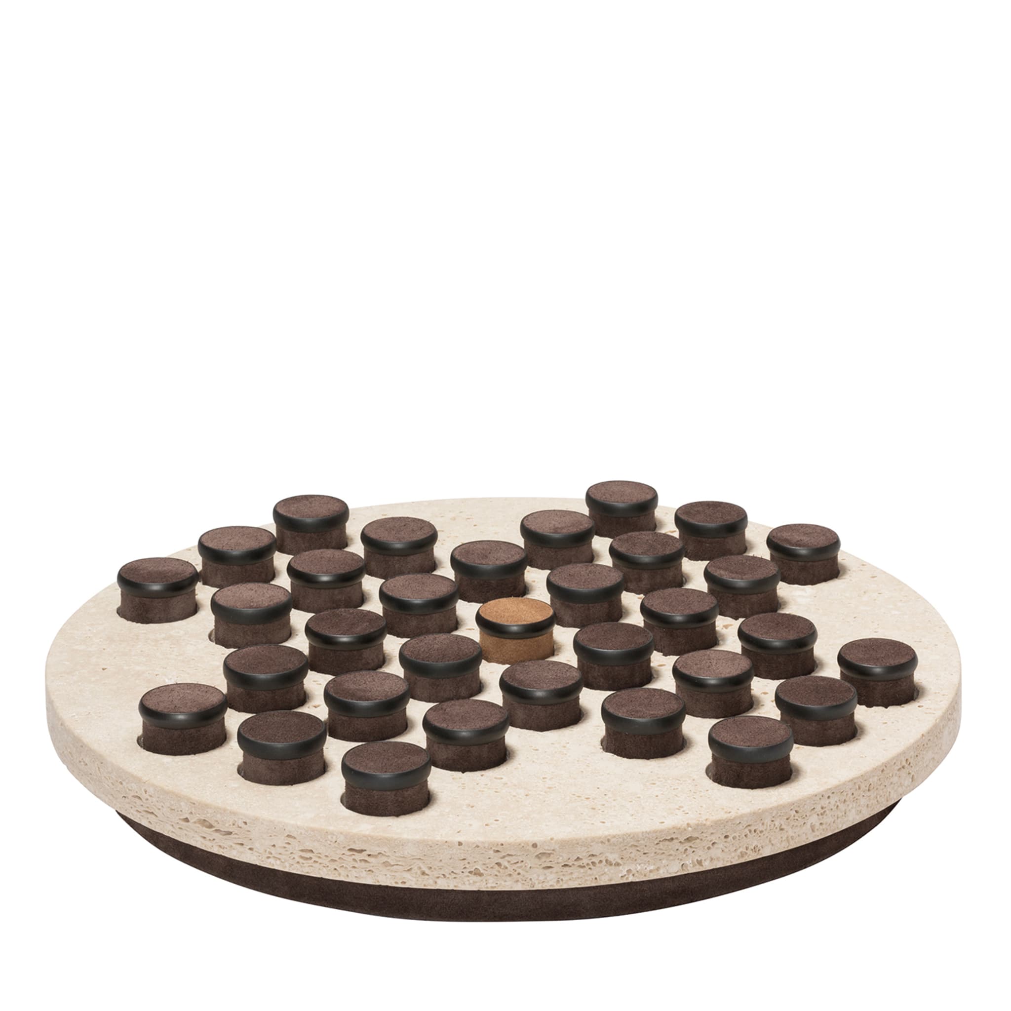 Delos Round Marble Solitaire Set - Main view