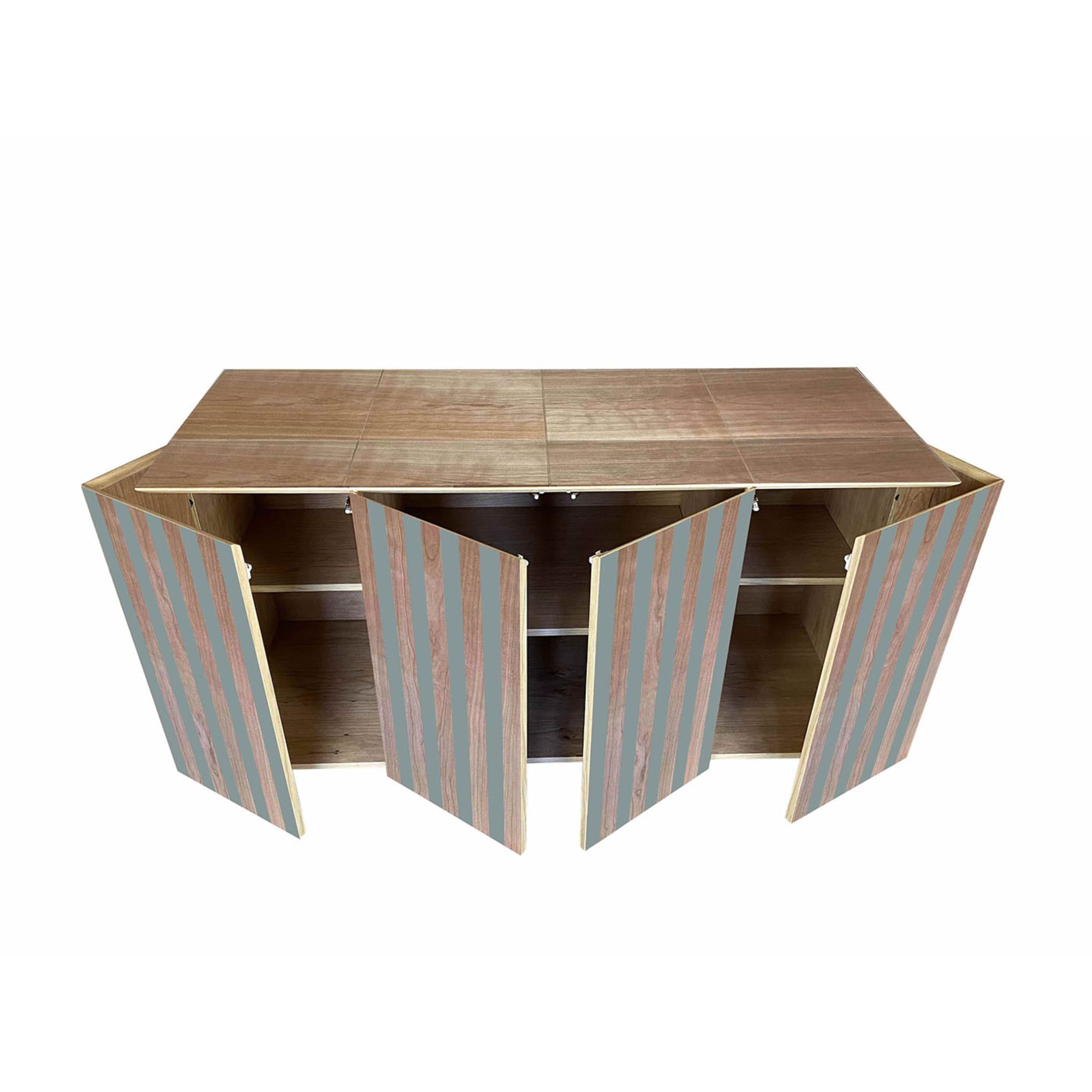 Md3 4-Door Striped Sideboard by Meccani Studio - Alternative view 4