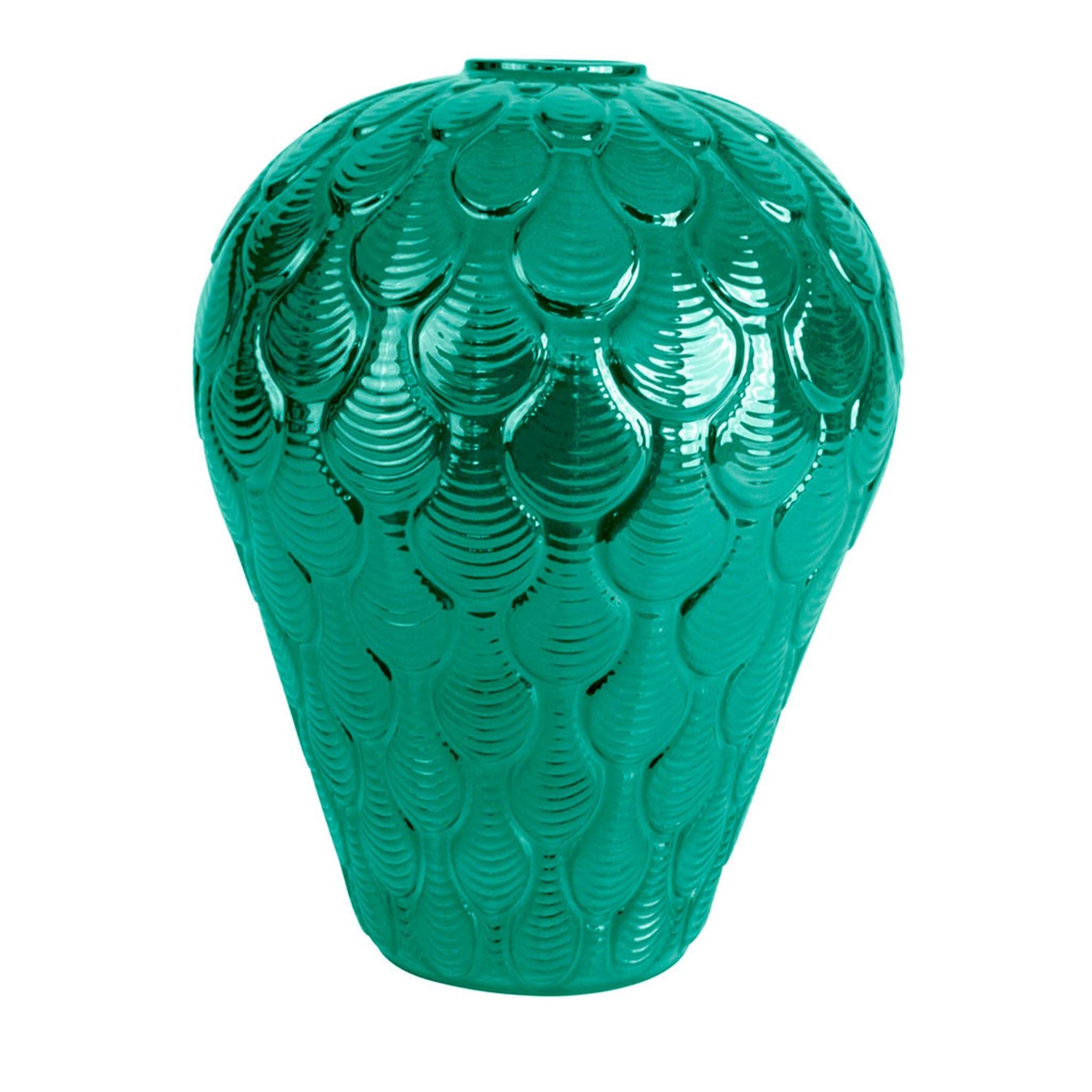 LARGE COQUILLE VASE - GREEN - Main view