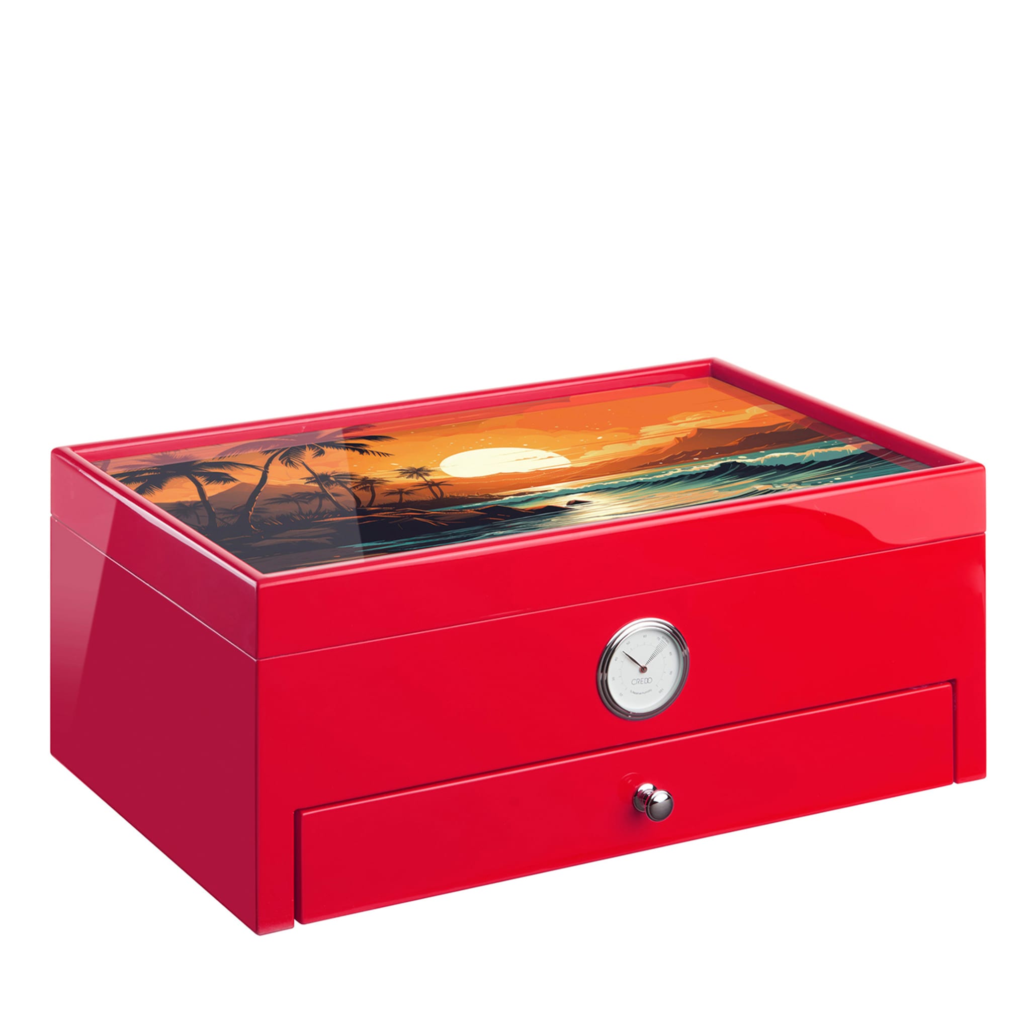 Carribean-inspired Red Humidor (Special Club Edition)  - Main view