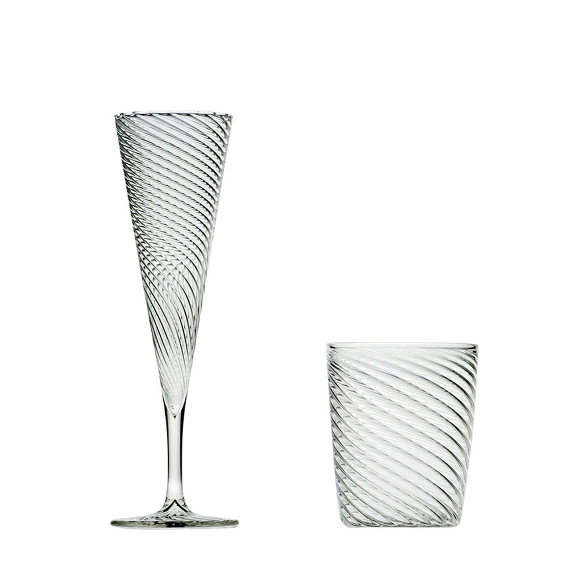 Set of Mille Righe Flutes and Water Glasses for Six - Main view
