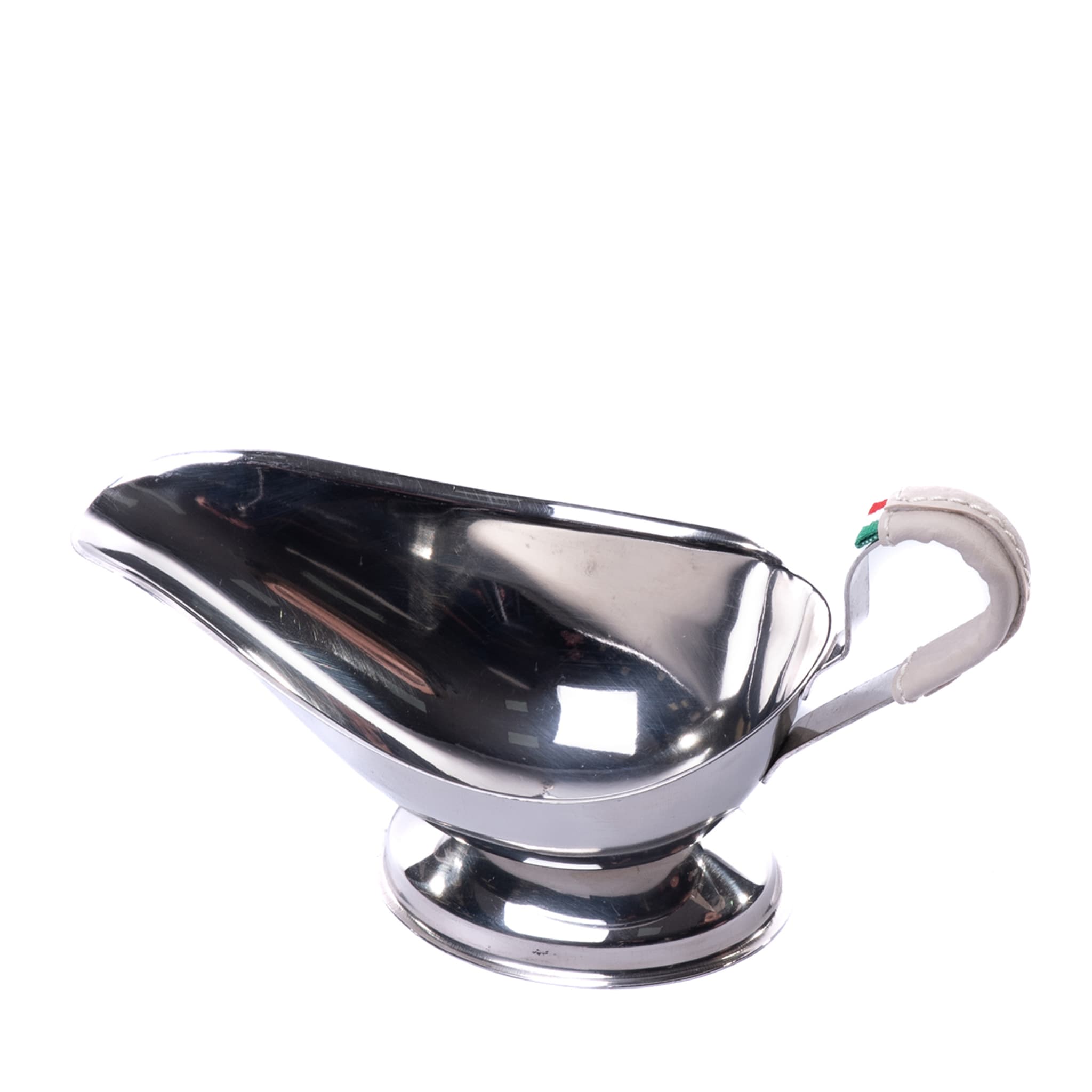 Steel Gravy Boat With White Coating - Main view