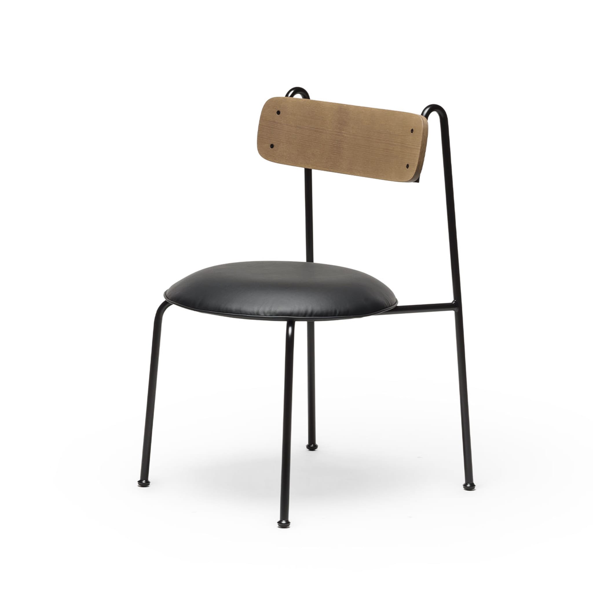Lena S Black and Walnut Ash Chair By Designerd - Vue alternative 3